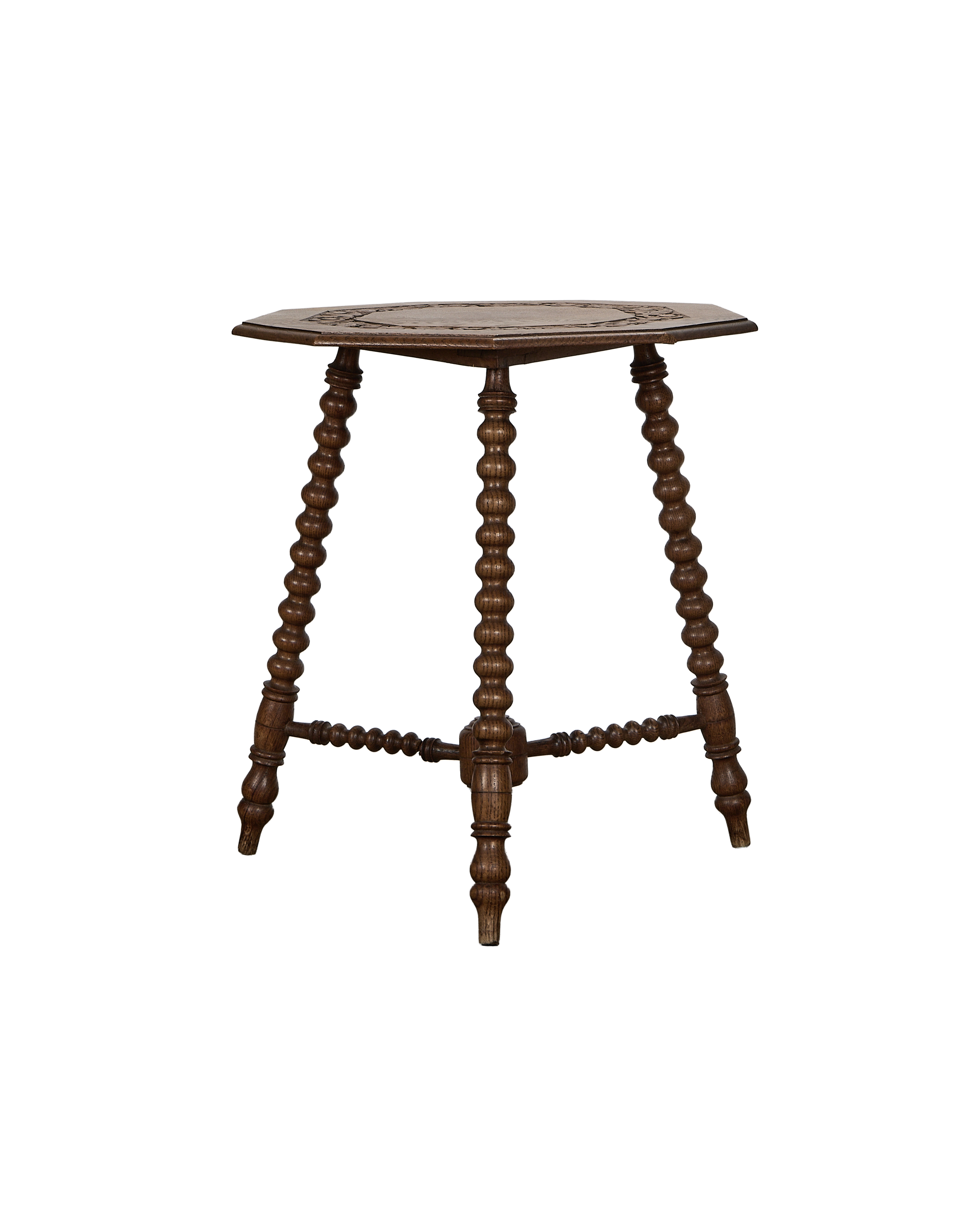 Olive Ateliers - Nonagon Bobbin Side Table