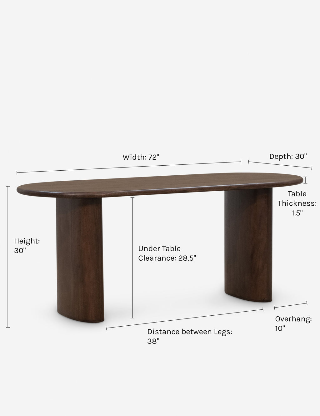 Lulu and Georgia - Mattea Oval Dining Table