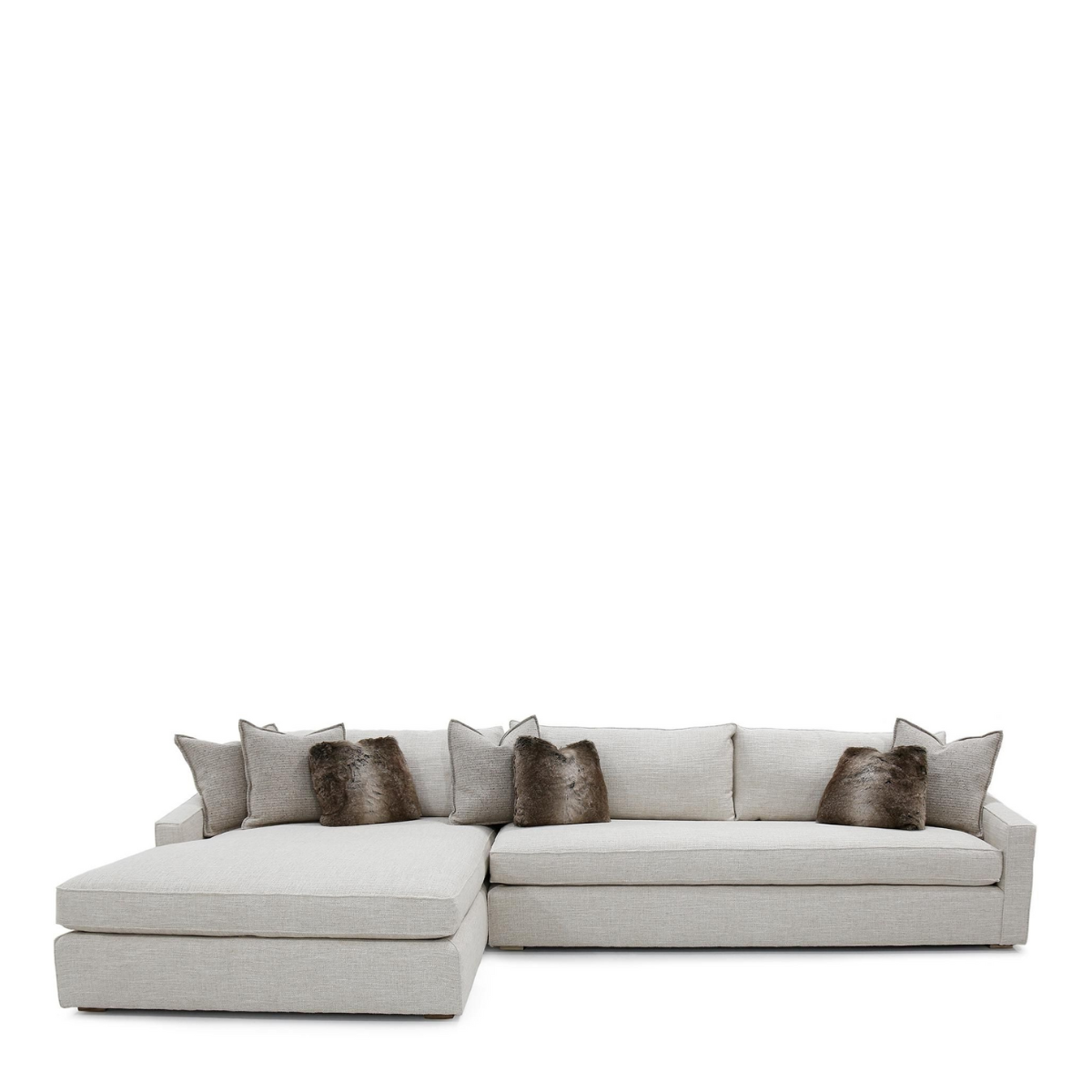 Urban Natural - Duke Chaise & Half Sectional (151")