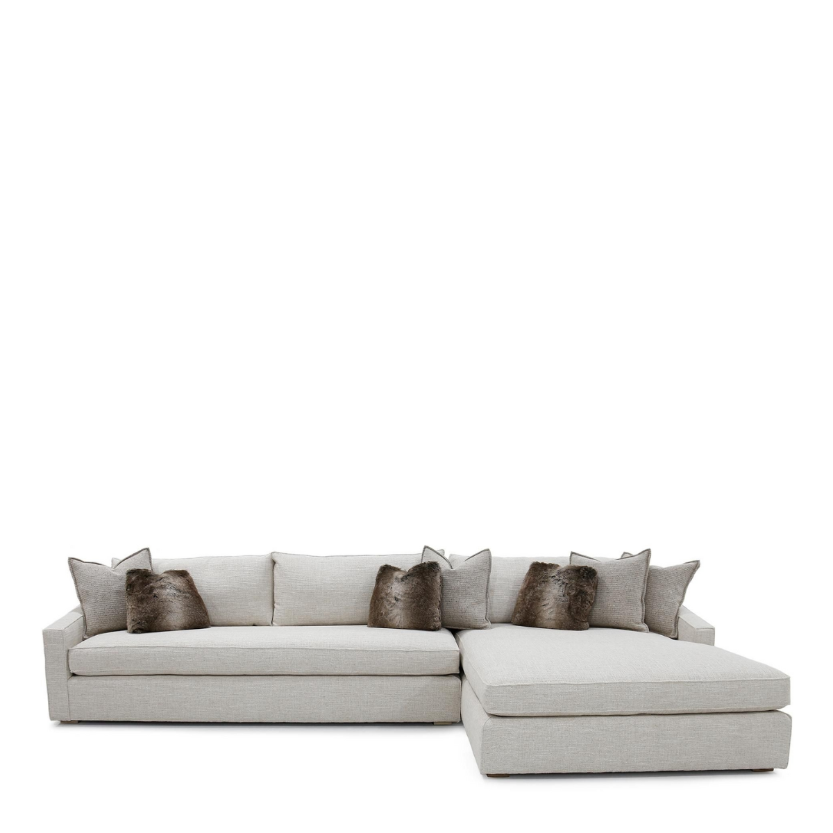 Urban Natural - Duke Chaise & Half Sectional (151")