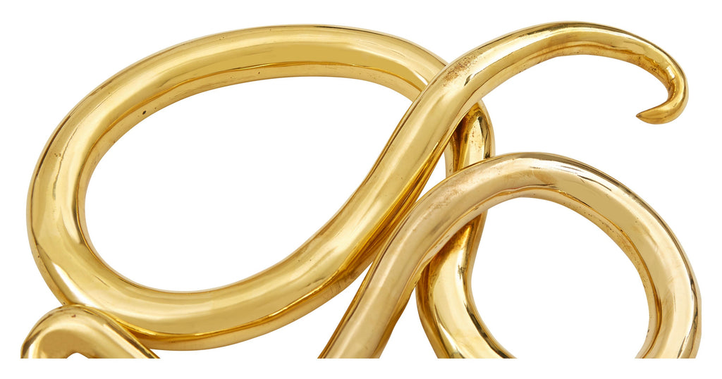 Jayson Home - Antiqued Brass Snake Sculpture