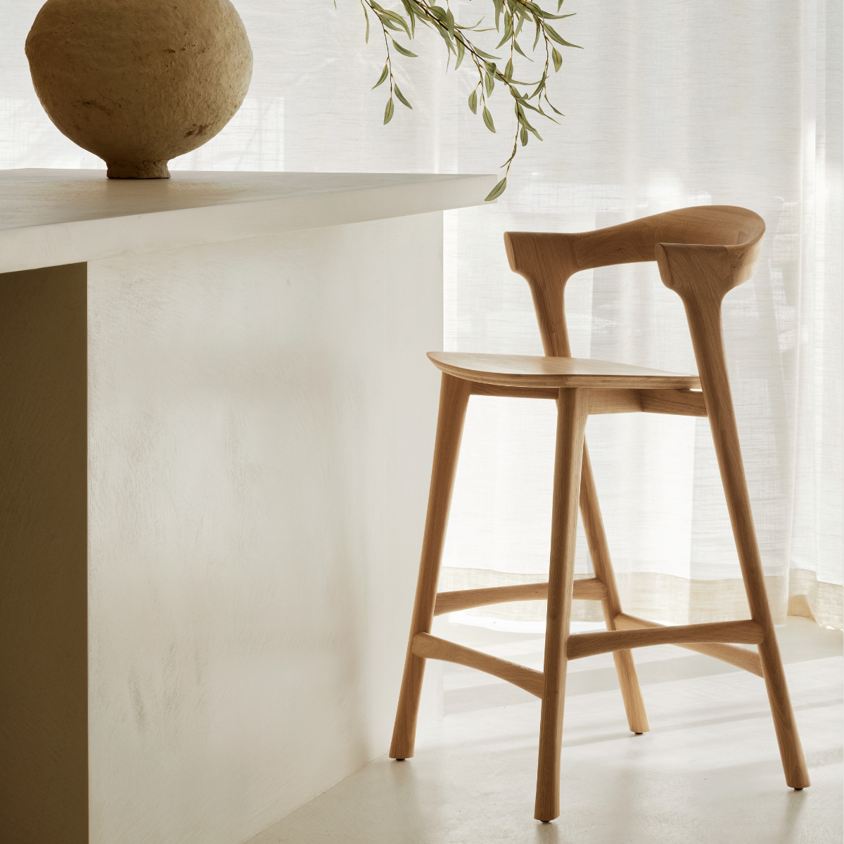Urban Natural - Bok Counter Stool