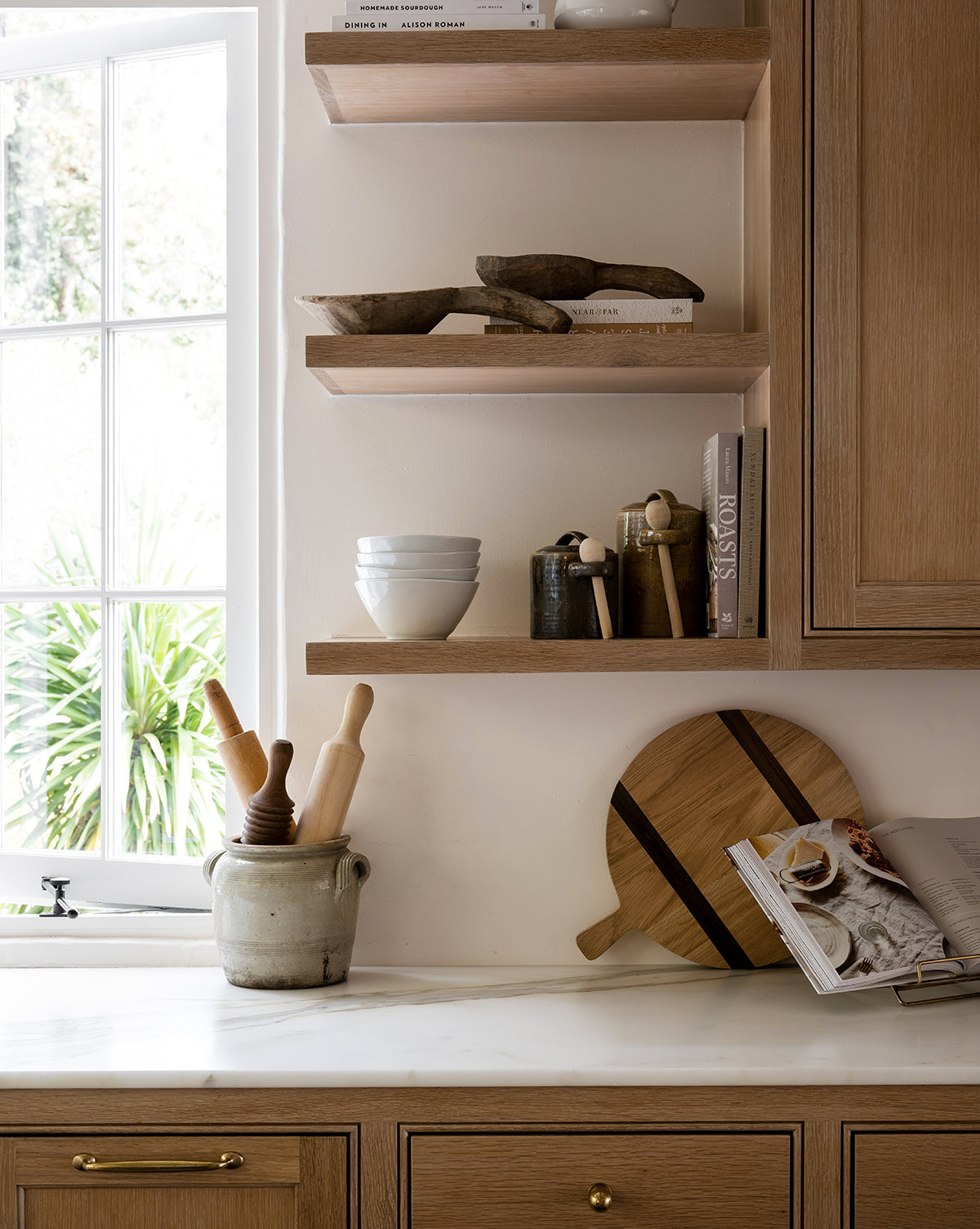 McGee & Co - Round Oak Bread Board