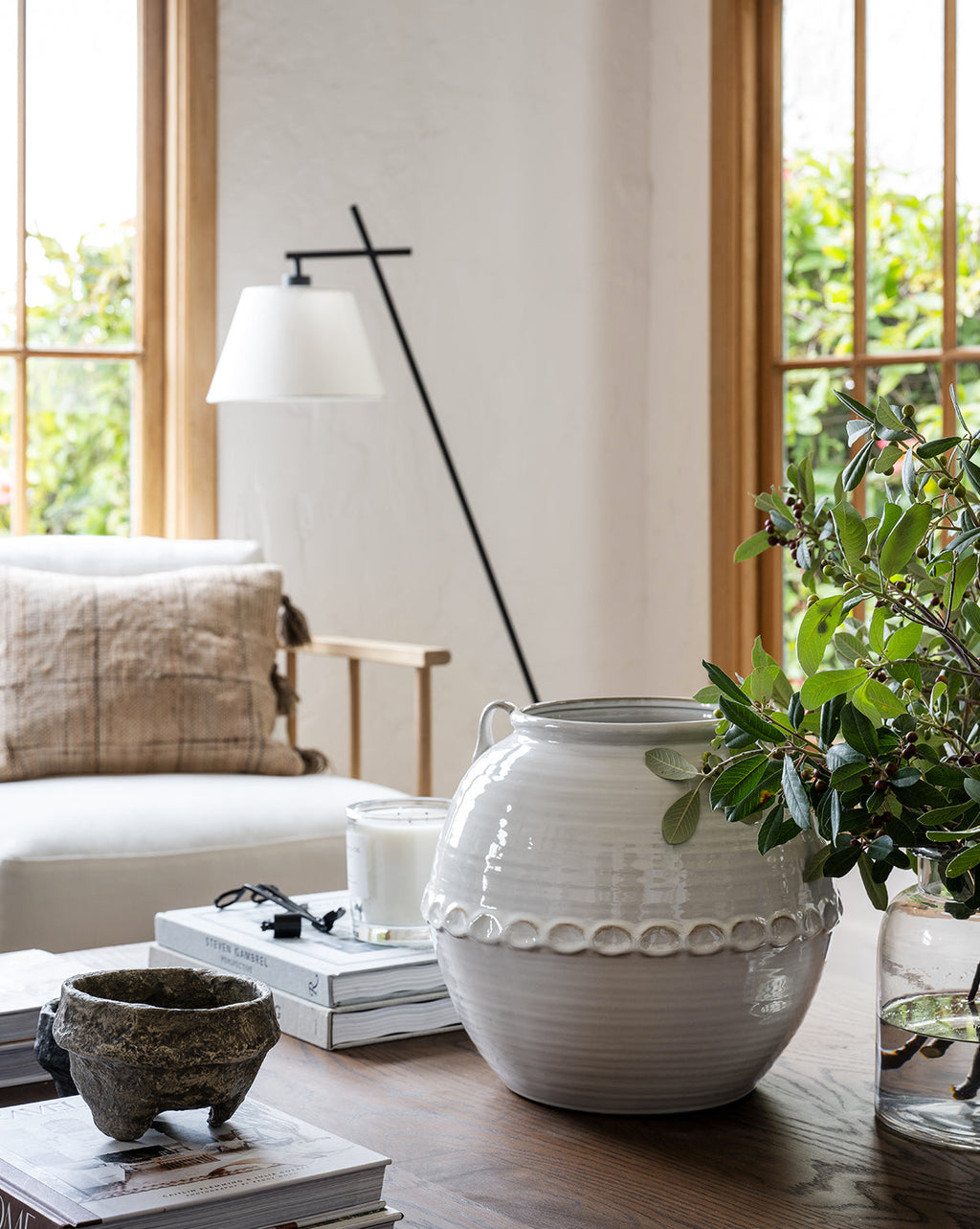 McGee & Co - Rounded White Vase