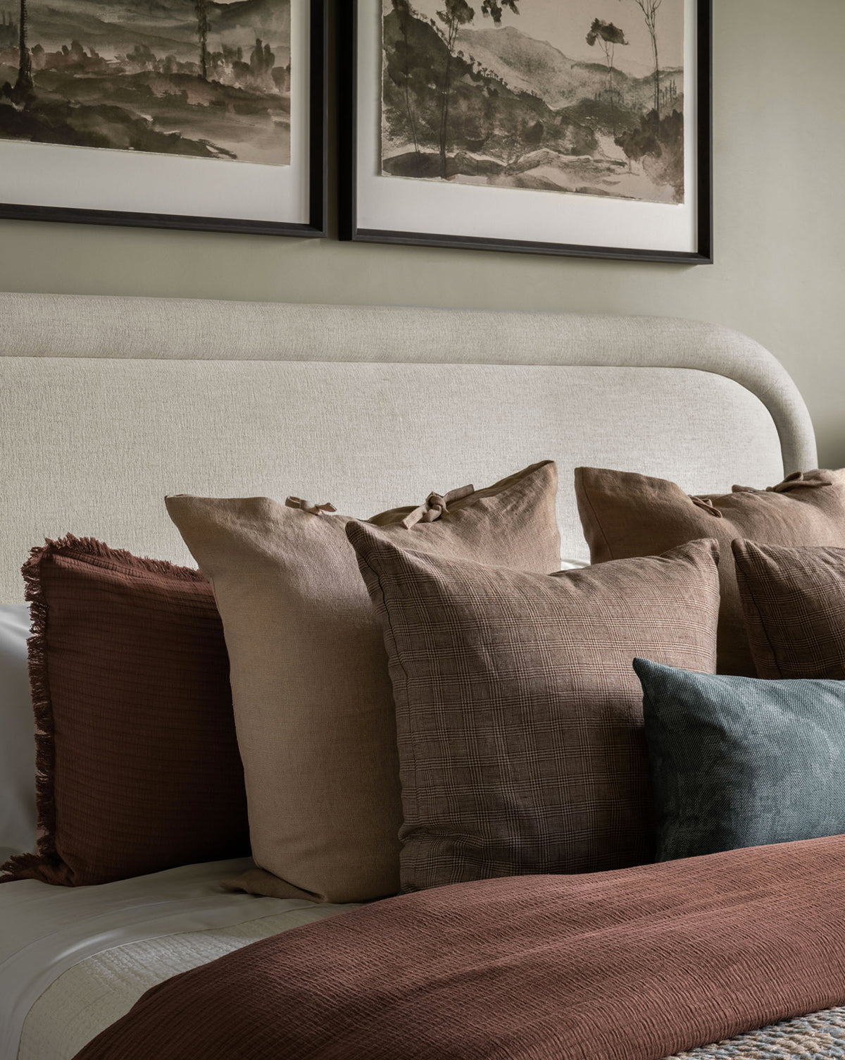 McGee & Co - Kara Linen Pillow Cover