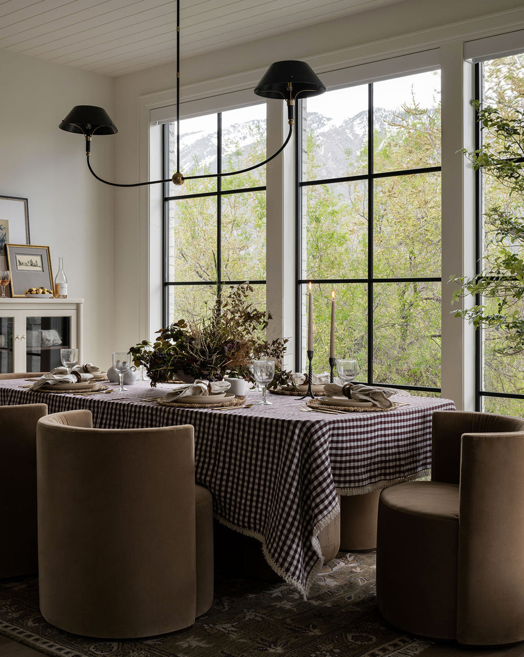McGee & Co - Nevelyn Fringed Tablecloth