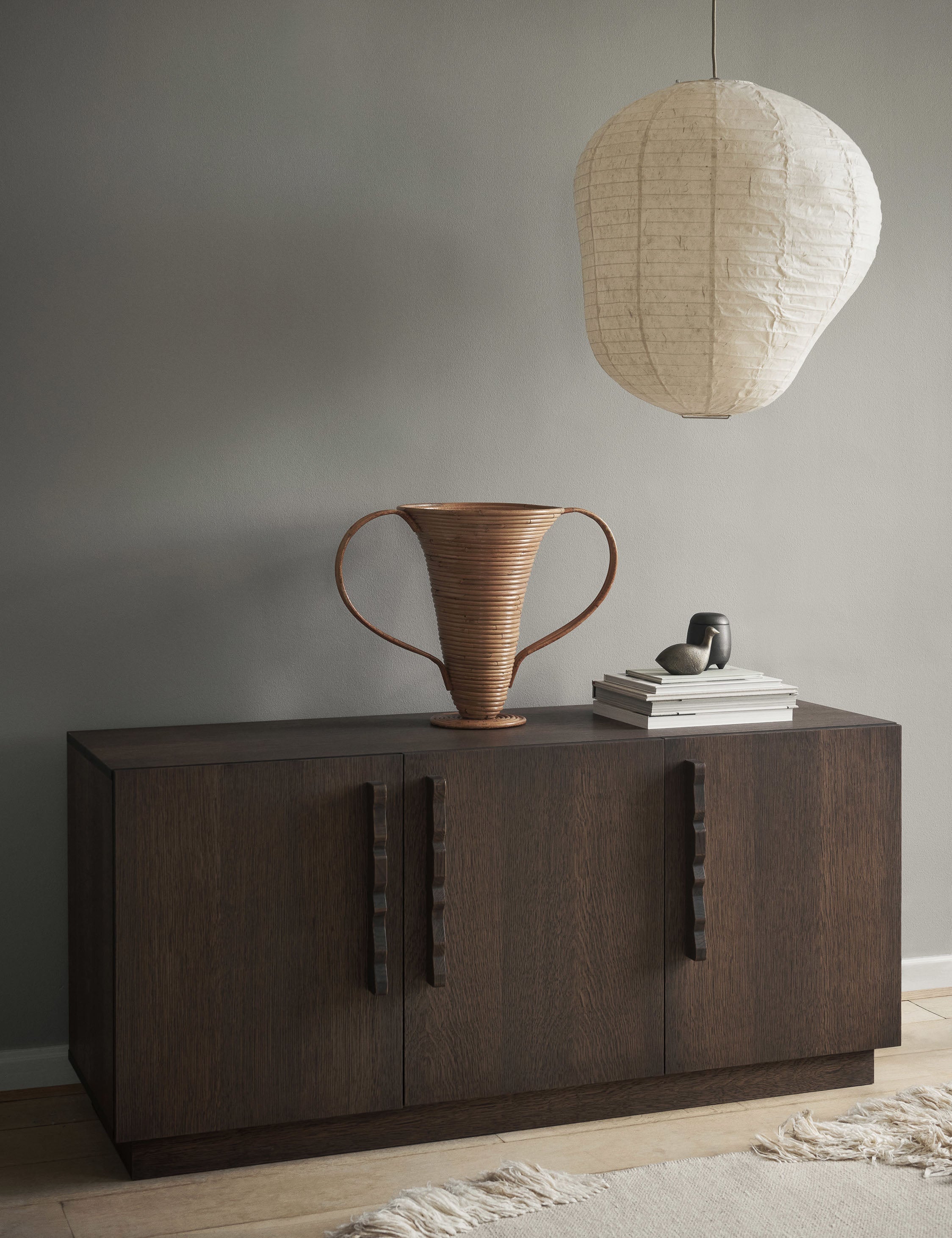 Lulu and Georgia - Amphora Decorative Rattan Vase by Ferm Living