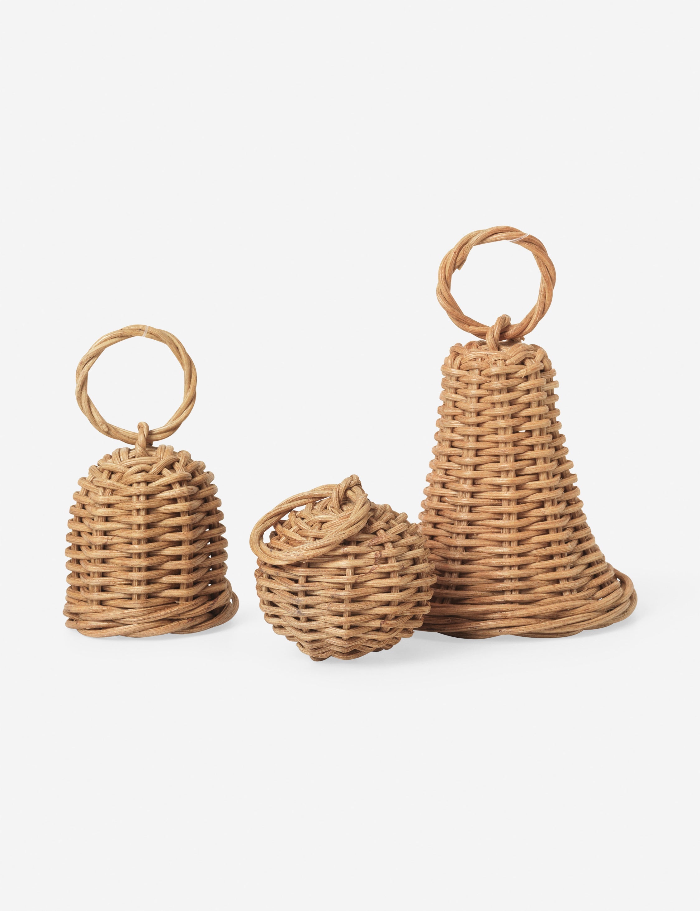 Lulu and Georgia - Braided Bell Bauble Ornaments (Set of 3) by Ferm Living