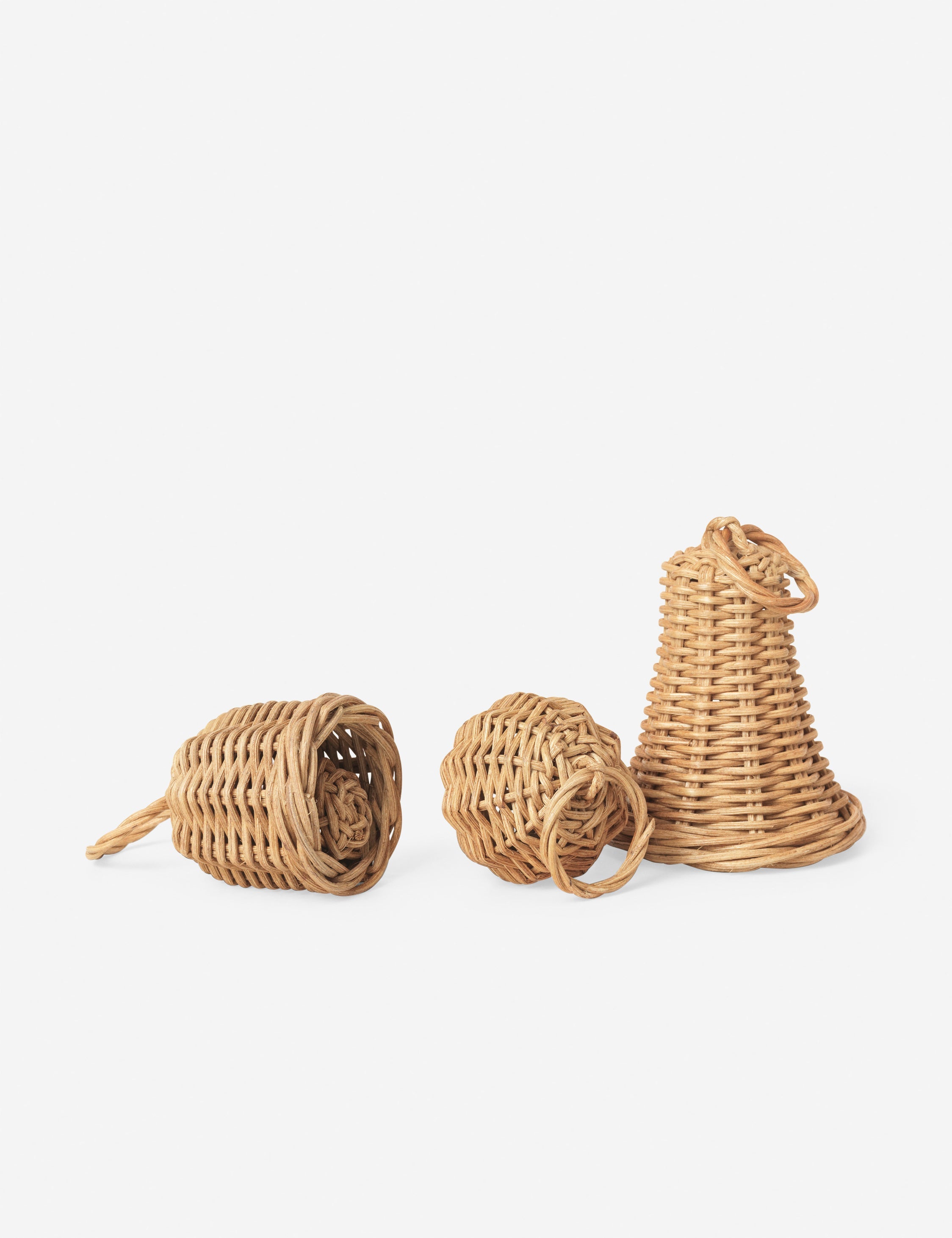 Lulu and Georgia - Braided Bell Bauble Ornaments (Set of 3) by Ferm Living