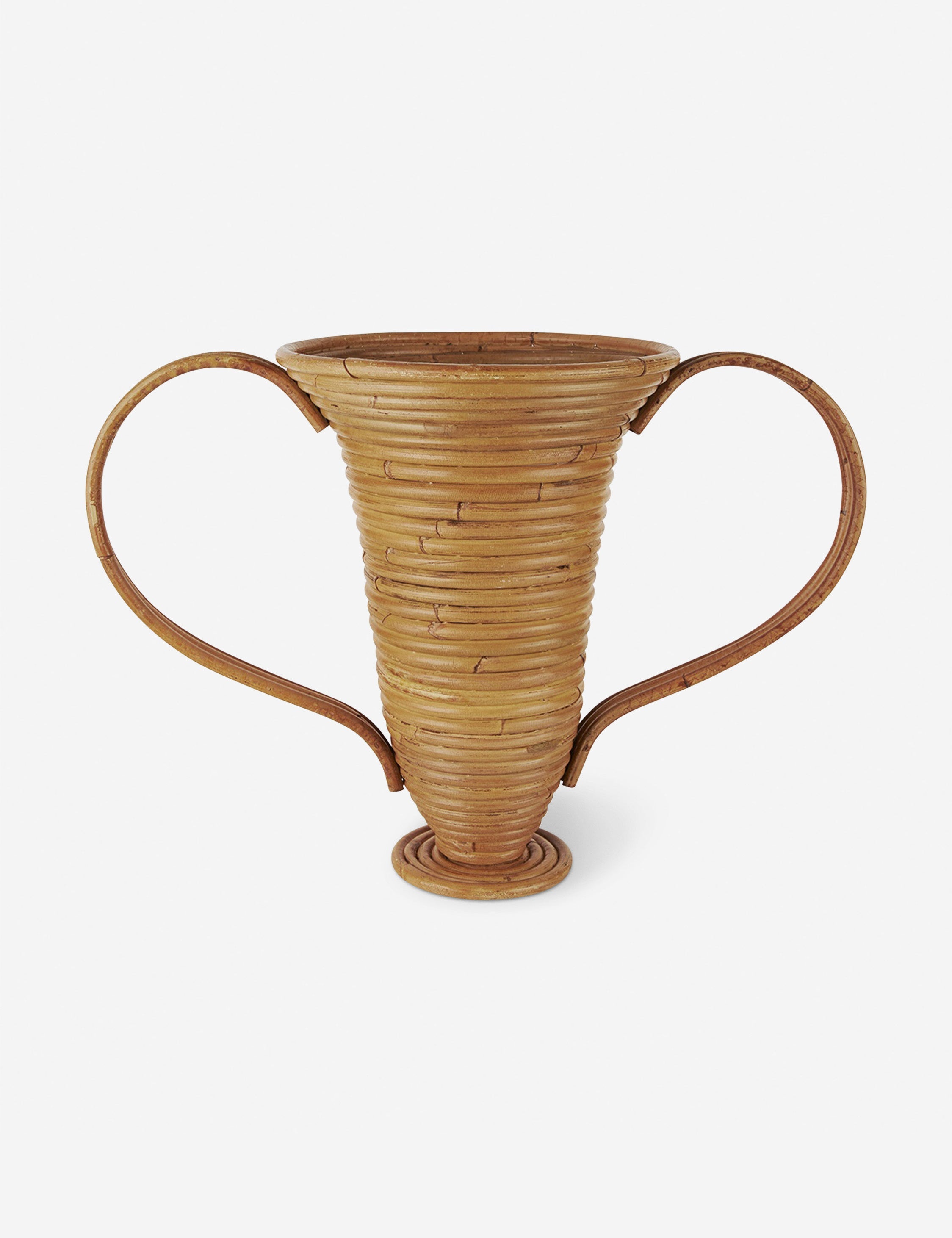 Lulu and Georgia - Amphora Decorative Rattan Vase by Ferm Living