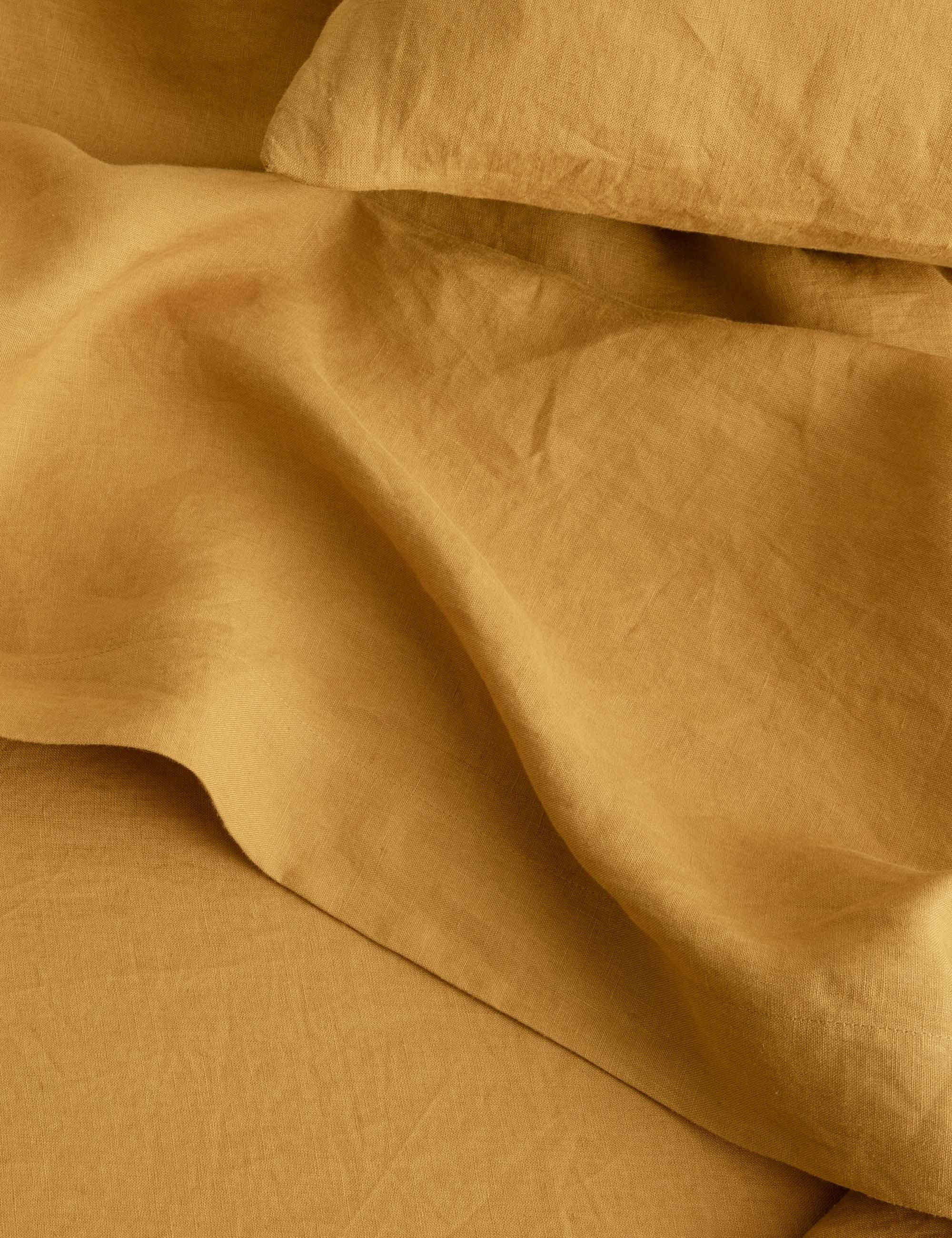 Lulu and Georgia - European Flax Linen Flat Sheet by Cultiver