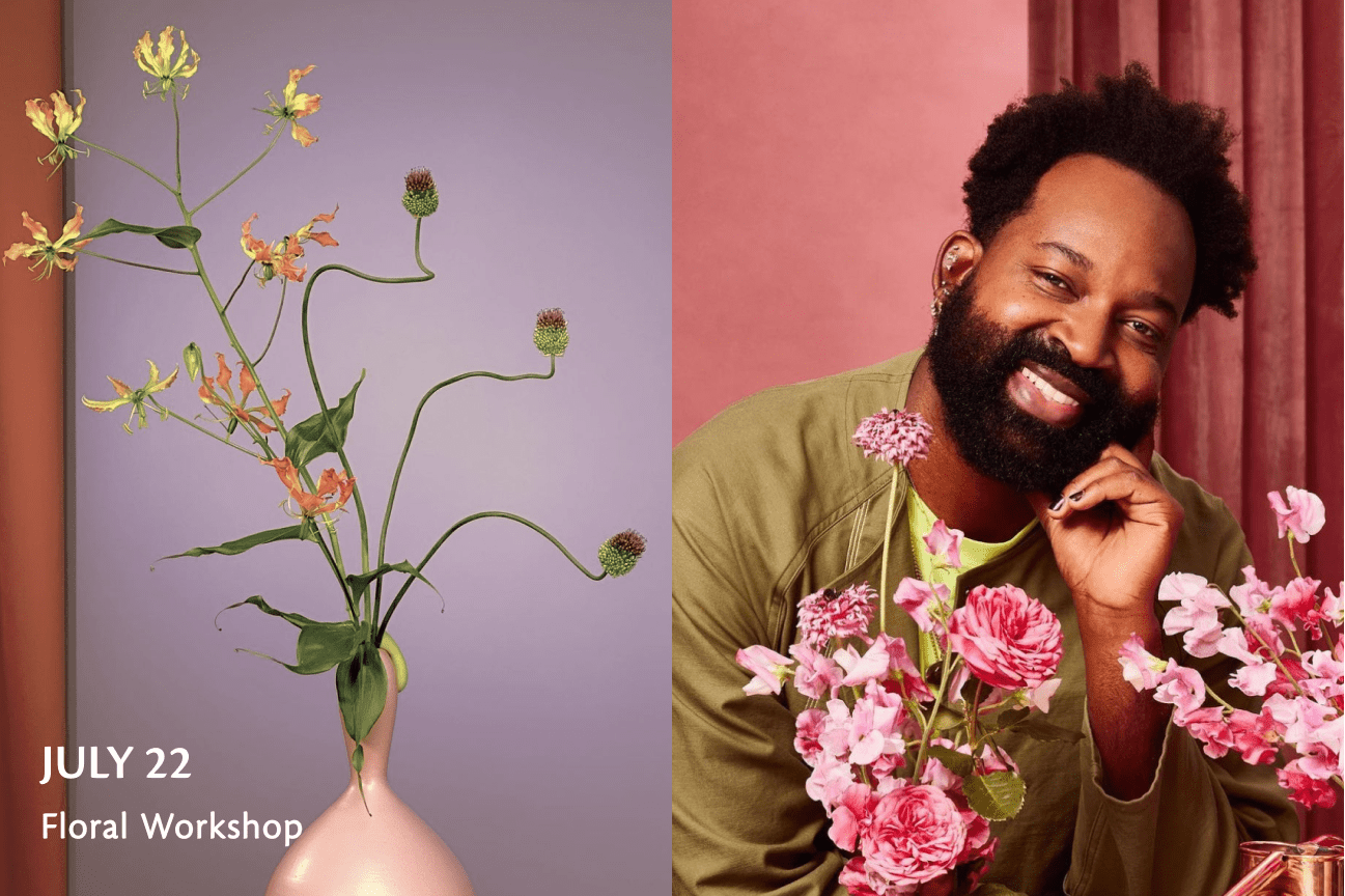 Nicky Kehoe - Floral Arranging Workshop with Maurice Harris of Bloom & Plume