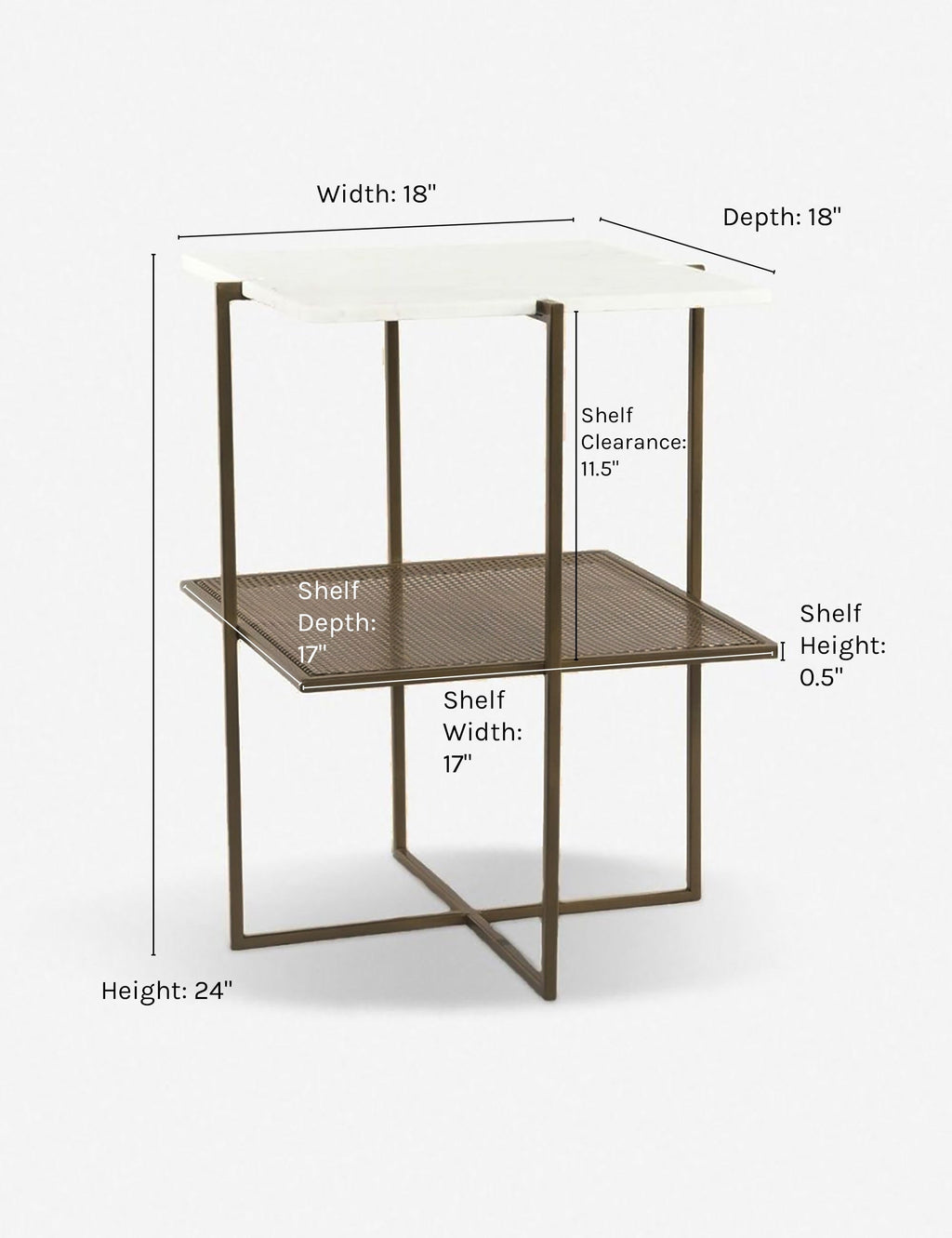Lulu and Georgia - Francesca Nightstand