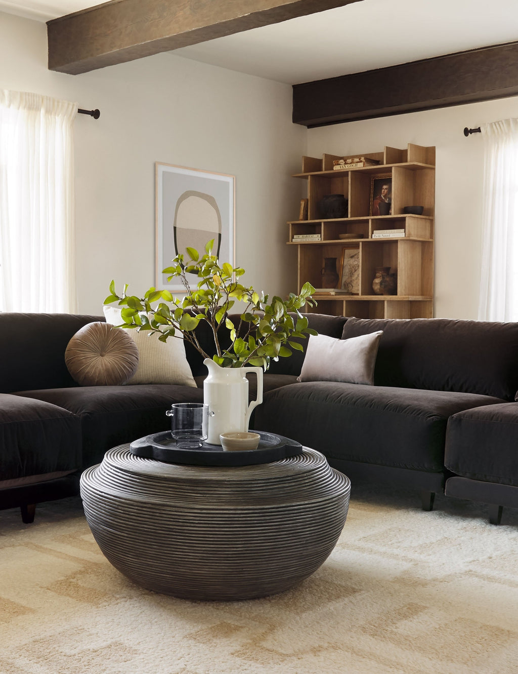 Lulu and Georgia - Frisco Round Coffee Table by Arteriors