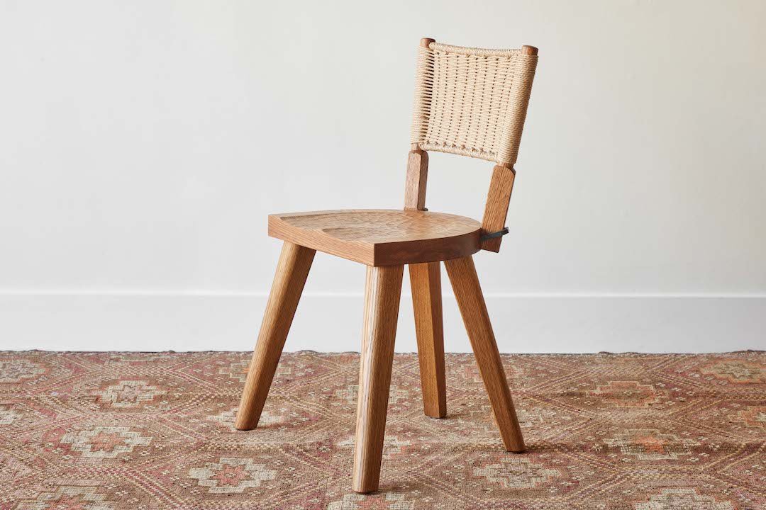 Nicky Kehoe - Cord Back Four Leg Chair