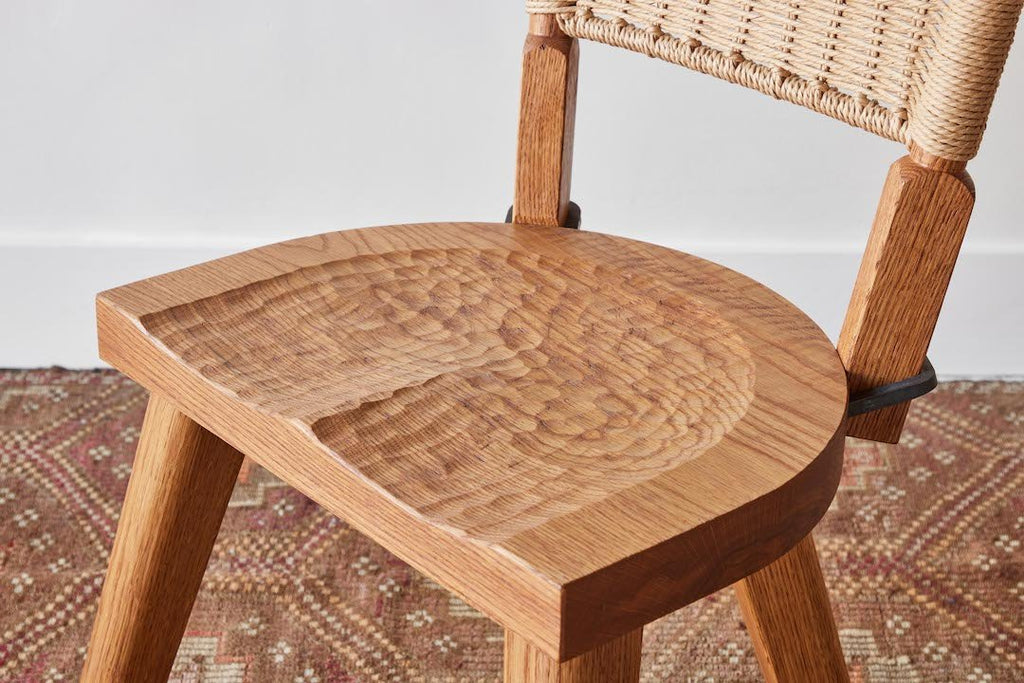 Nicky Kehoe - Cord Back Four Leg Chair