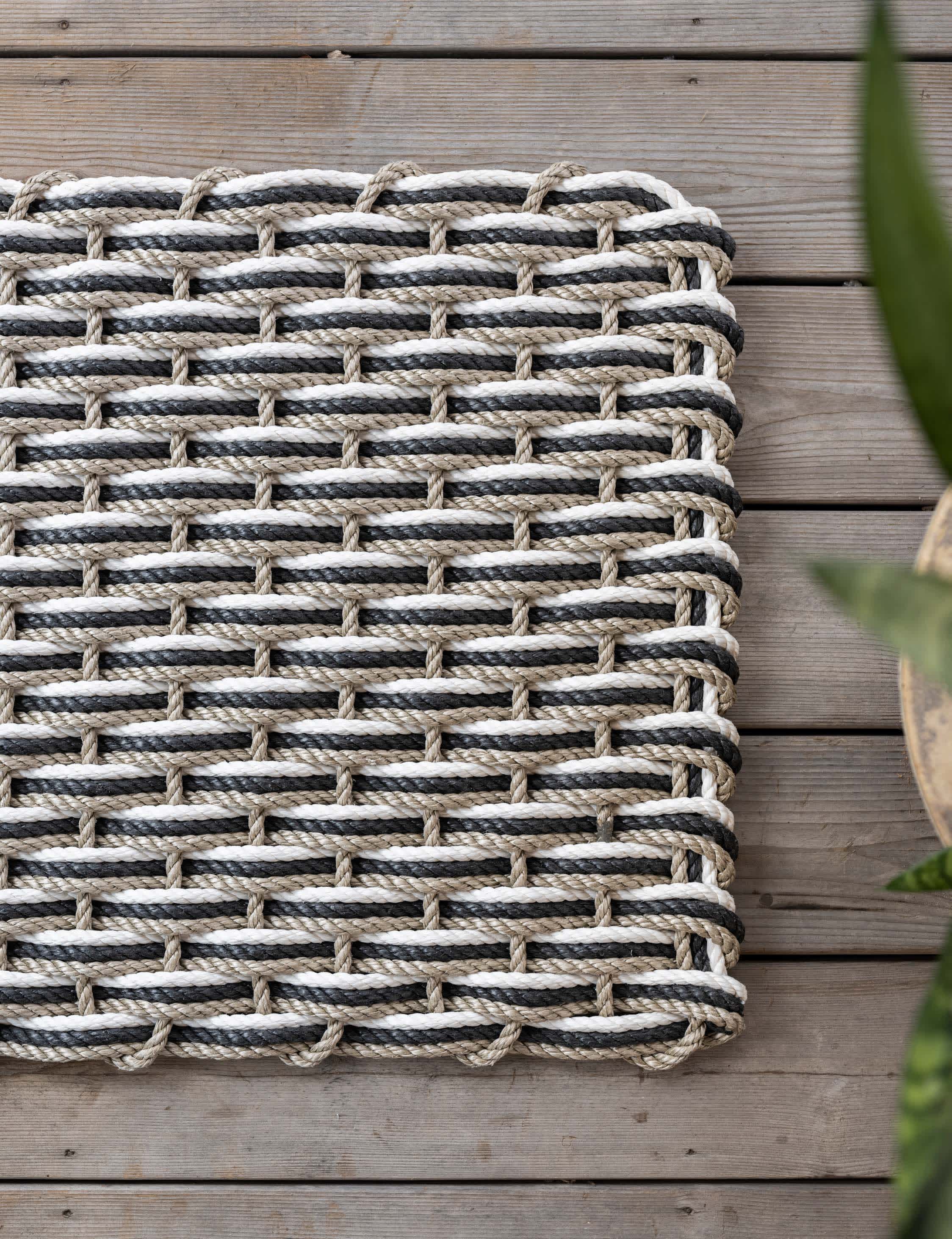Lulu and Georgia - Two Tone Doormat by The Rope Co.