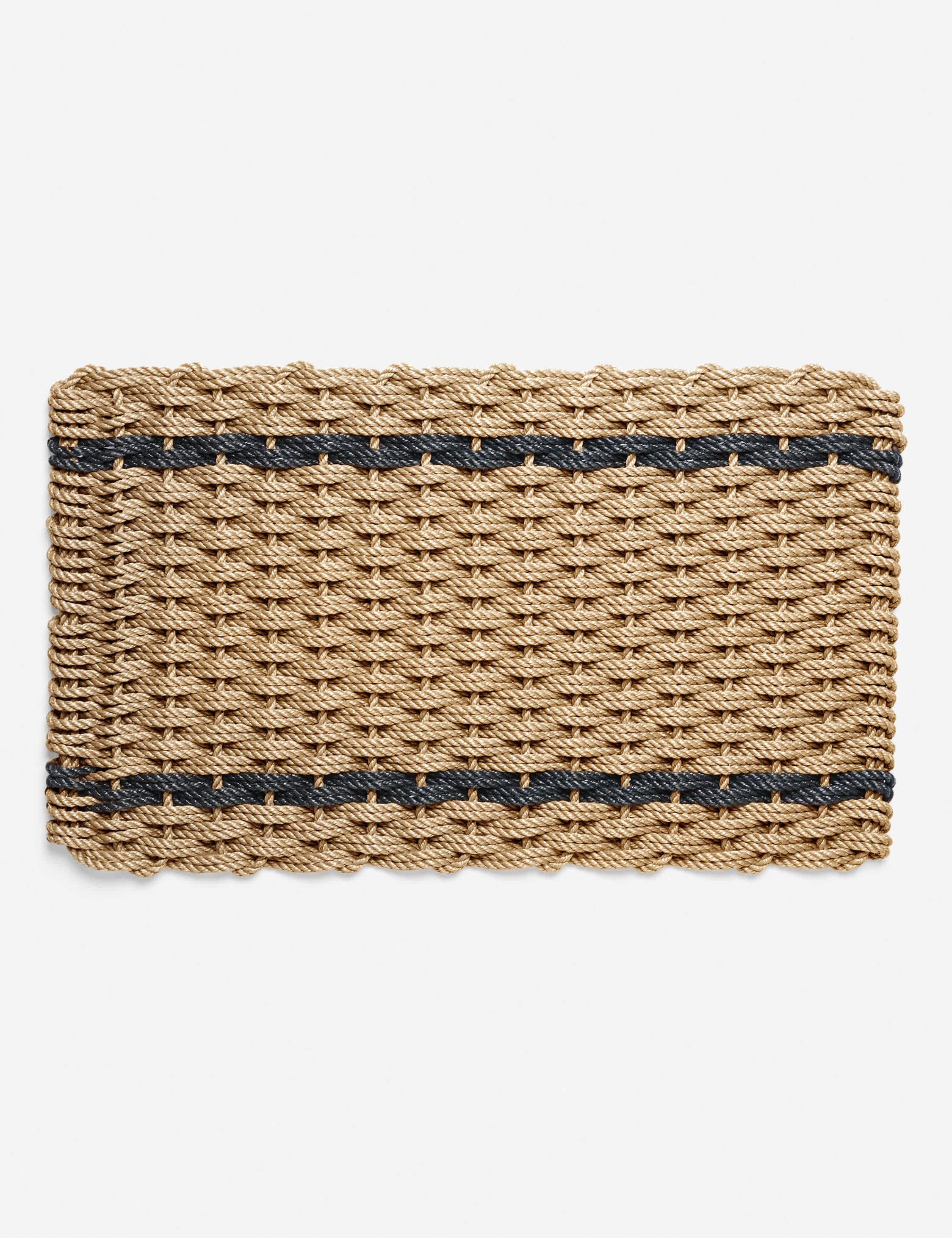 Lulu and Georgia - Double Stripe Doormat by The Rope Co.