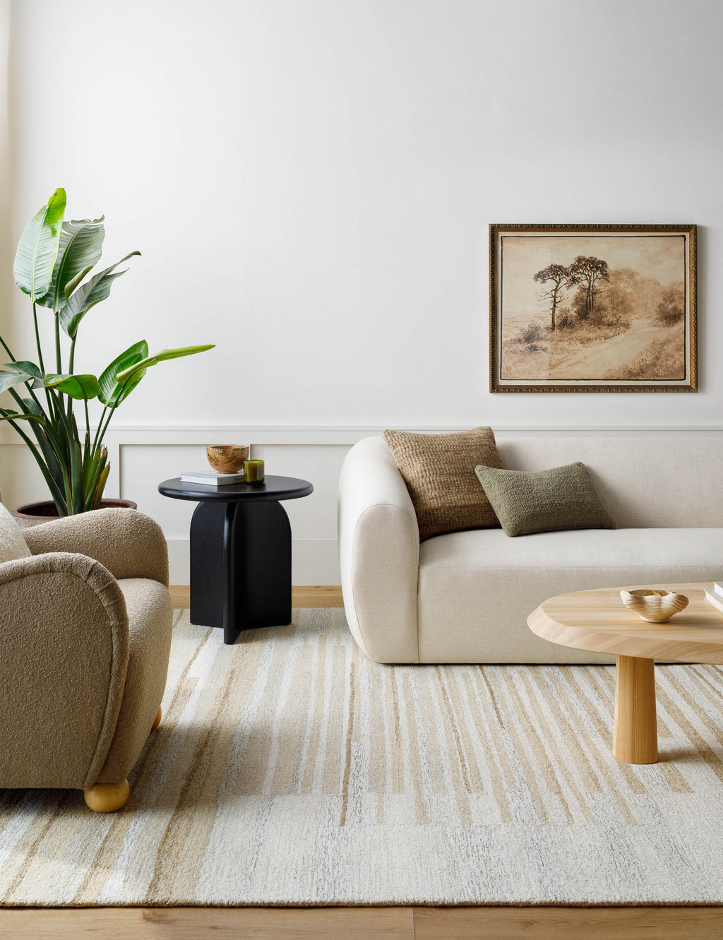 Lulu and Georgia - Oshman Hand - Tufted Wool Morrocan Style Rug
