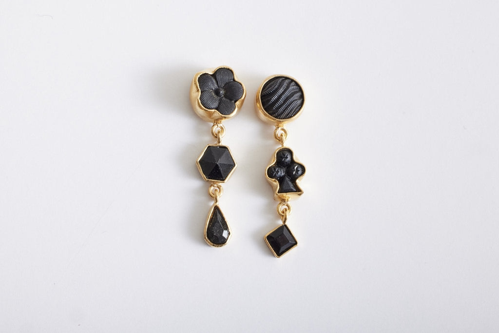 Nicky Kehoe - Grainne Morton, Three Charm Drop Earring No. 8