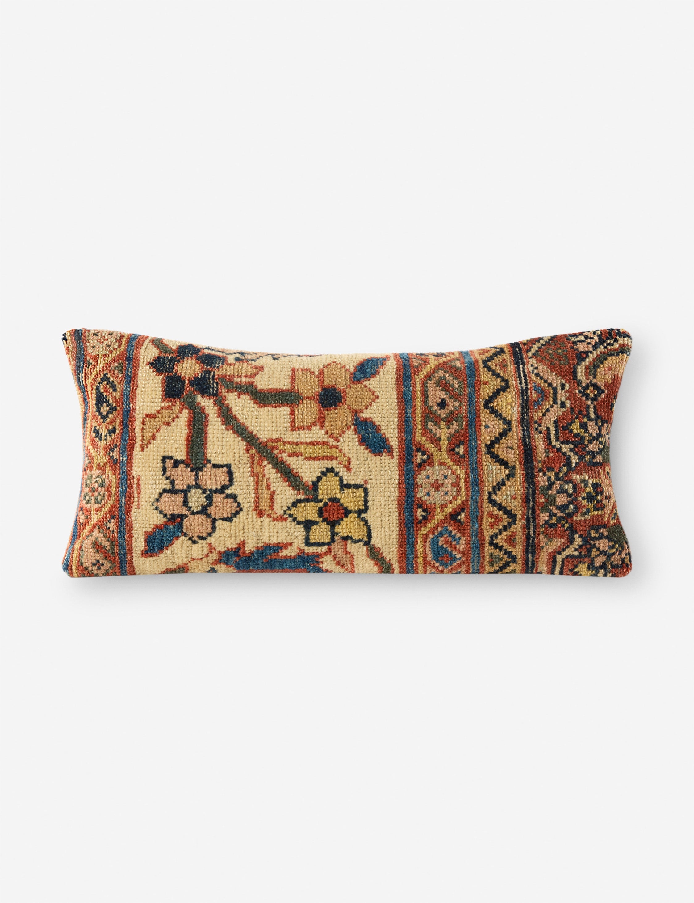 Lulu and Georgia - Vintage Lumbar Pillow No. 305, 12" x 26"