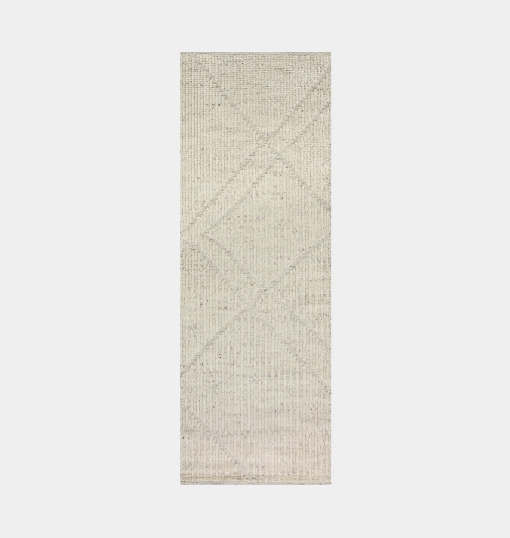 Amber Interiors - Gwyneth GWY - 03 Ivory / Silver Area Rug