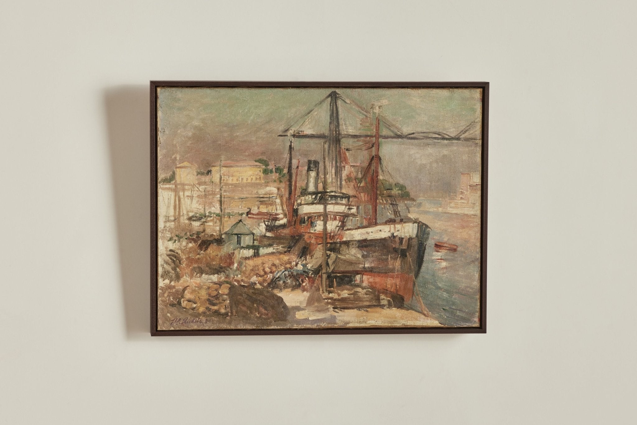 Nicky Kehoe - Harbor Boat Painting
