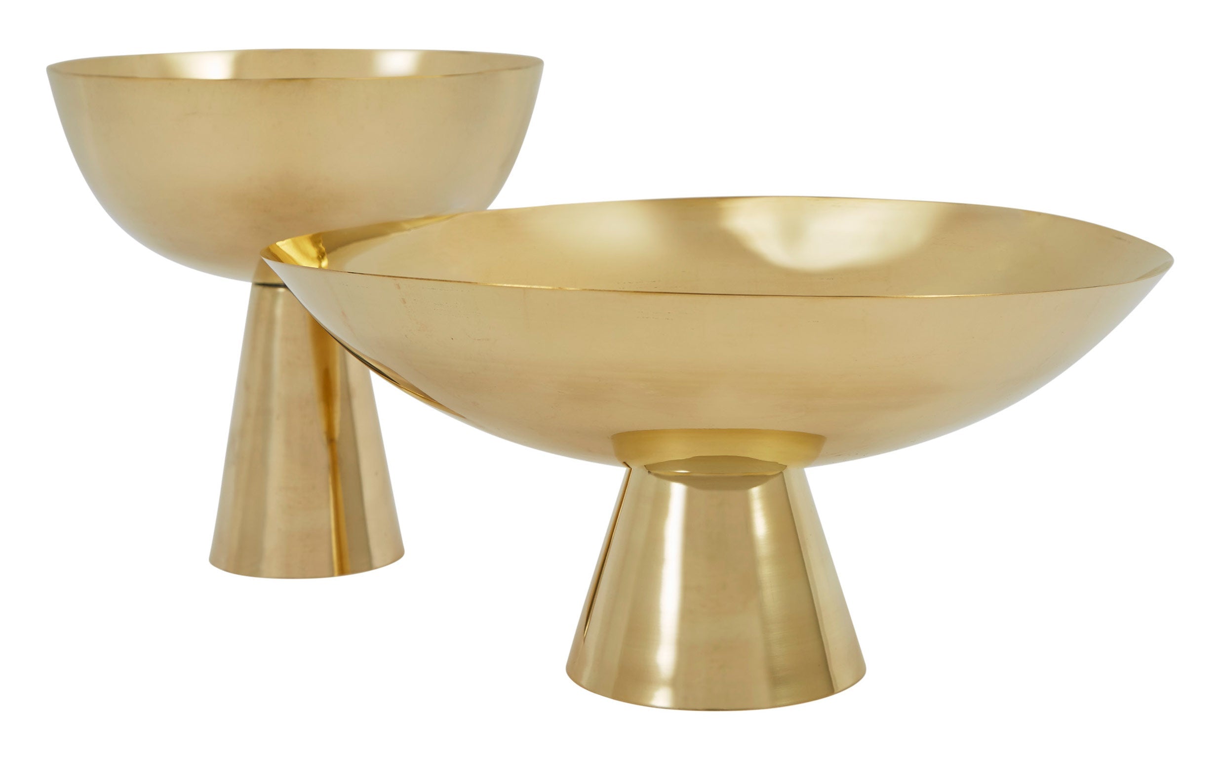 Jayson Home - Brass Pedestal Bowls