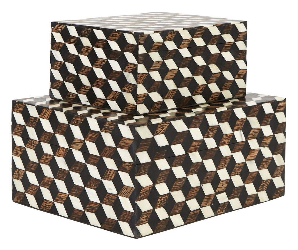 Jayson Home - Tumbling Block Boxes