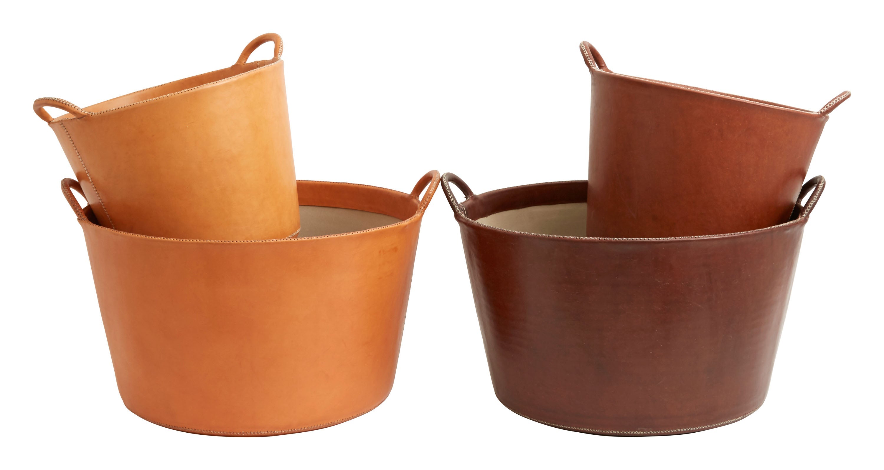 Jayson Home - Leather Bins