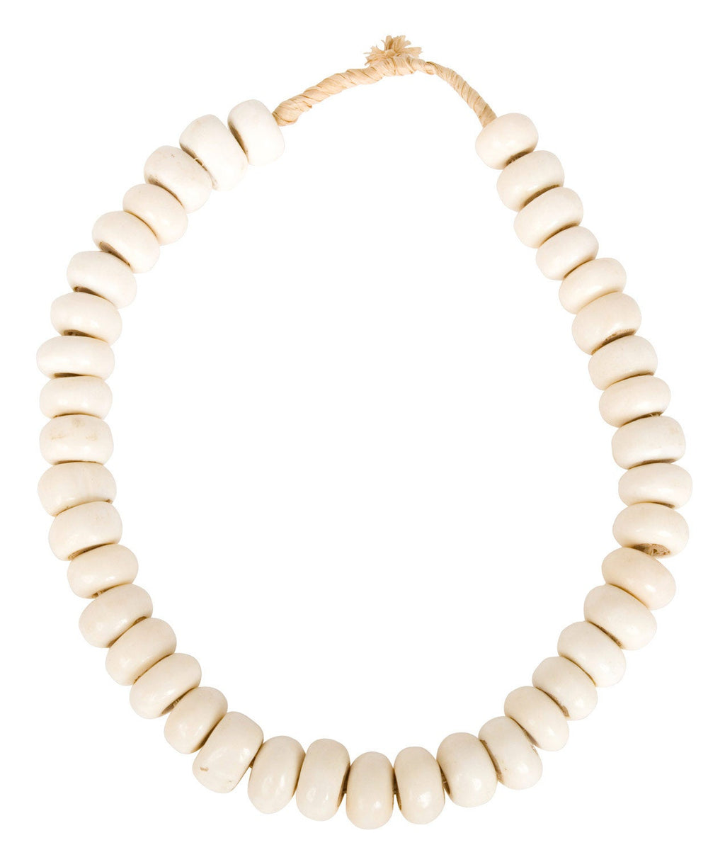 Jayson Home - African White Bead Necklace