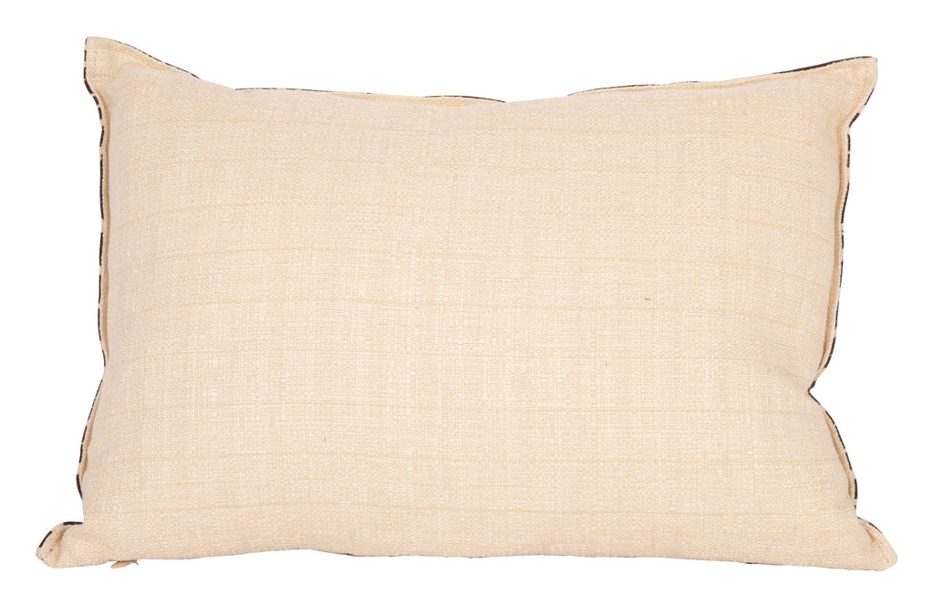 Jayson Home - Zebra Linen Pillows - Chocolate
