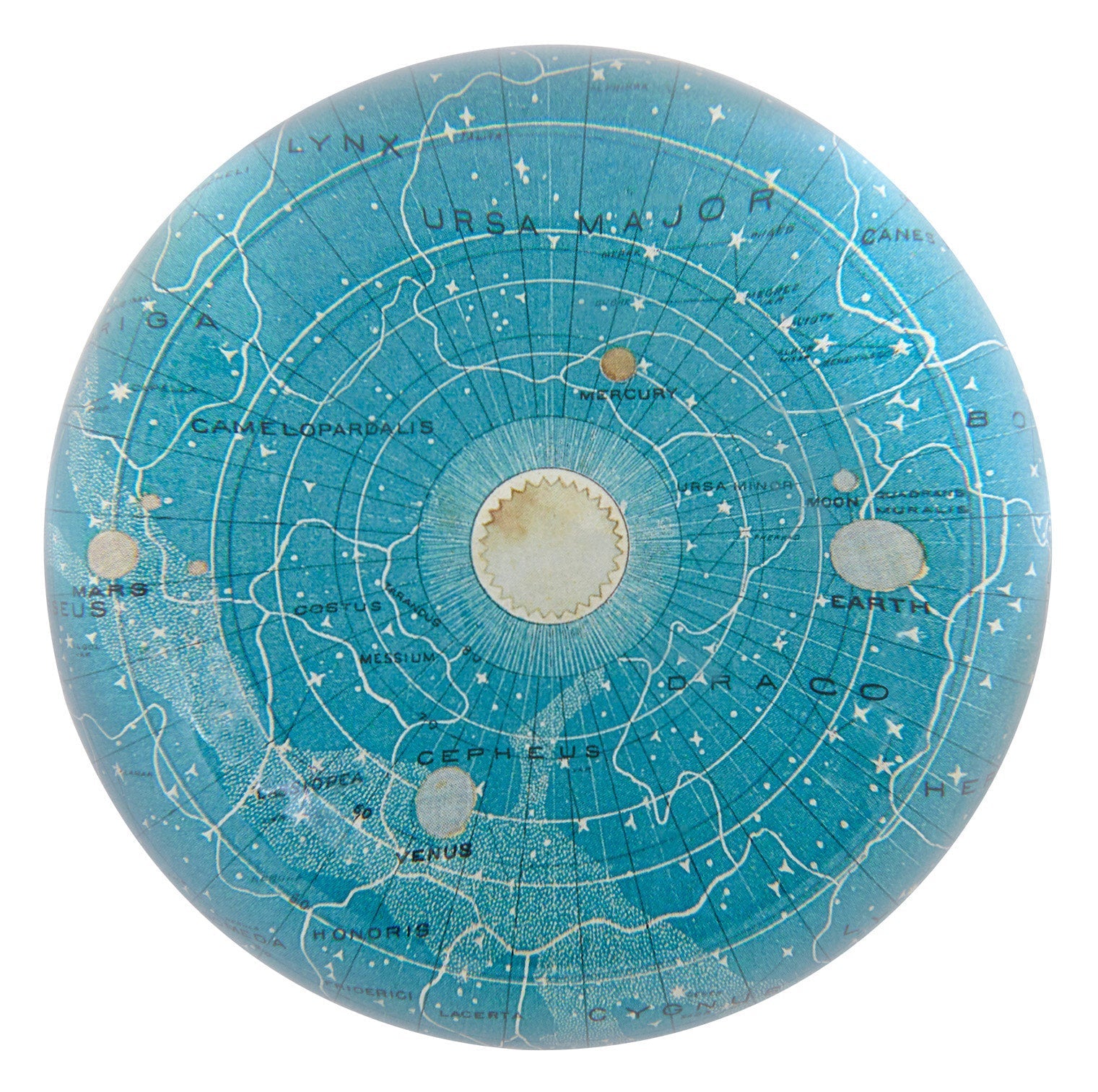 Jayson Home - Blue Universe Paperweight