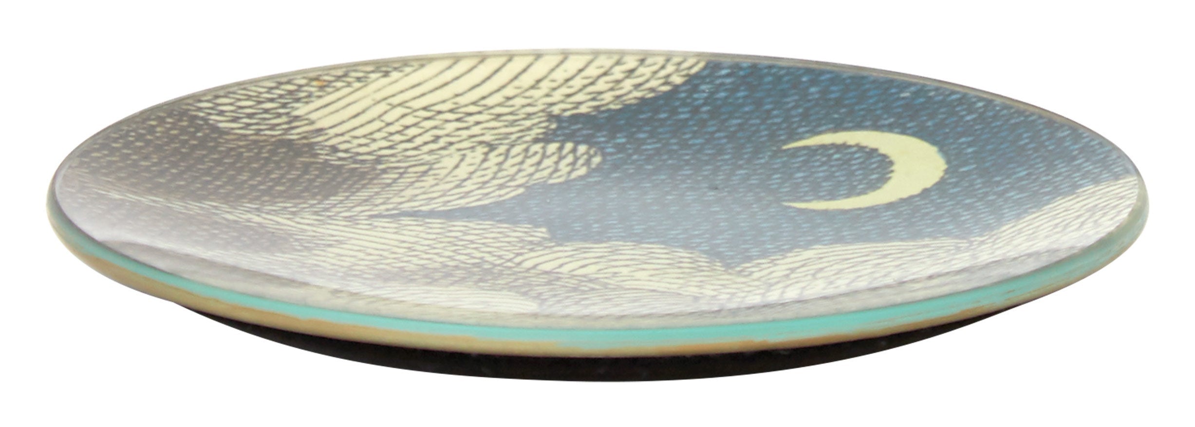 Jayson Home - Clouds and Crescent Moon Plate