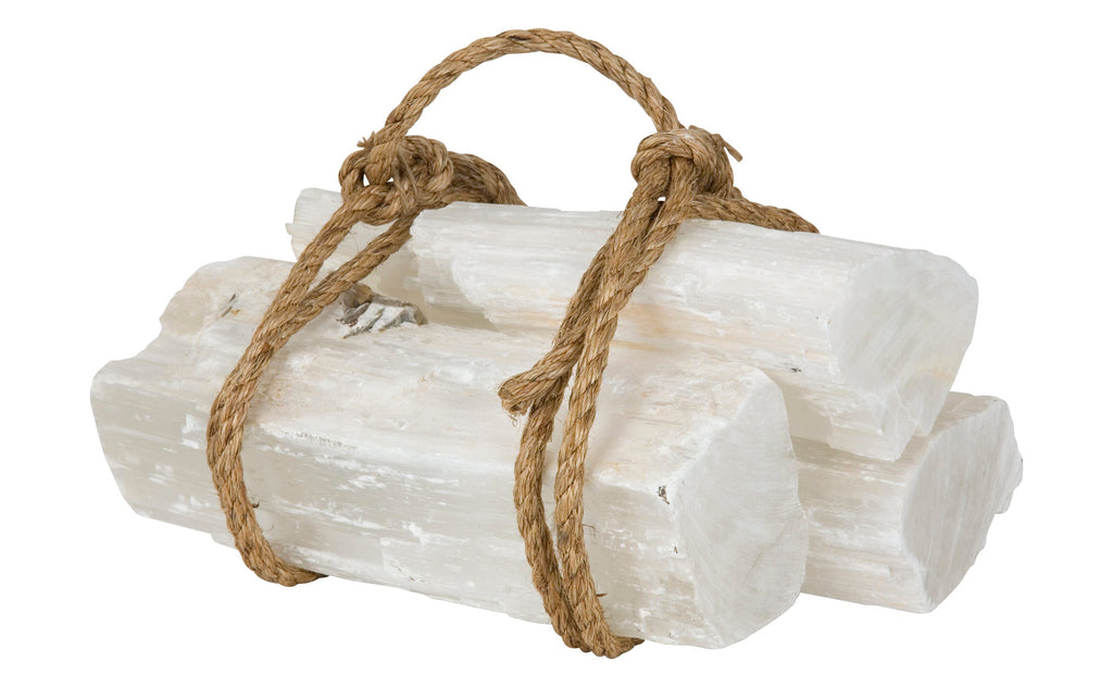 Jayson Home - Selenite Fireplace Logs