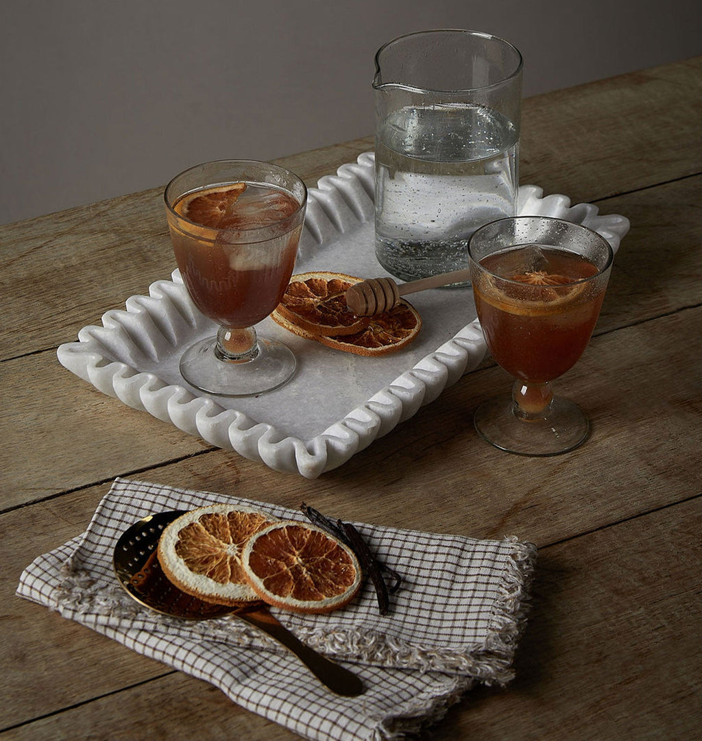 Amber Interiors - Lania Marble Tray