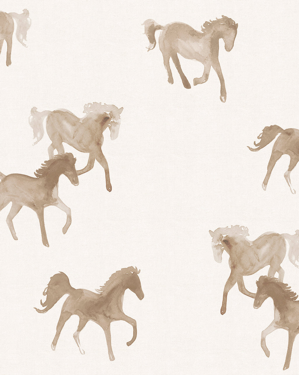 McGee & Co - Watercolor Horses Wallpaper