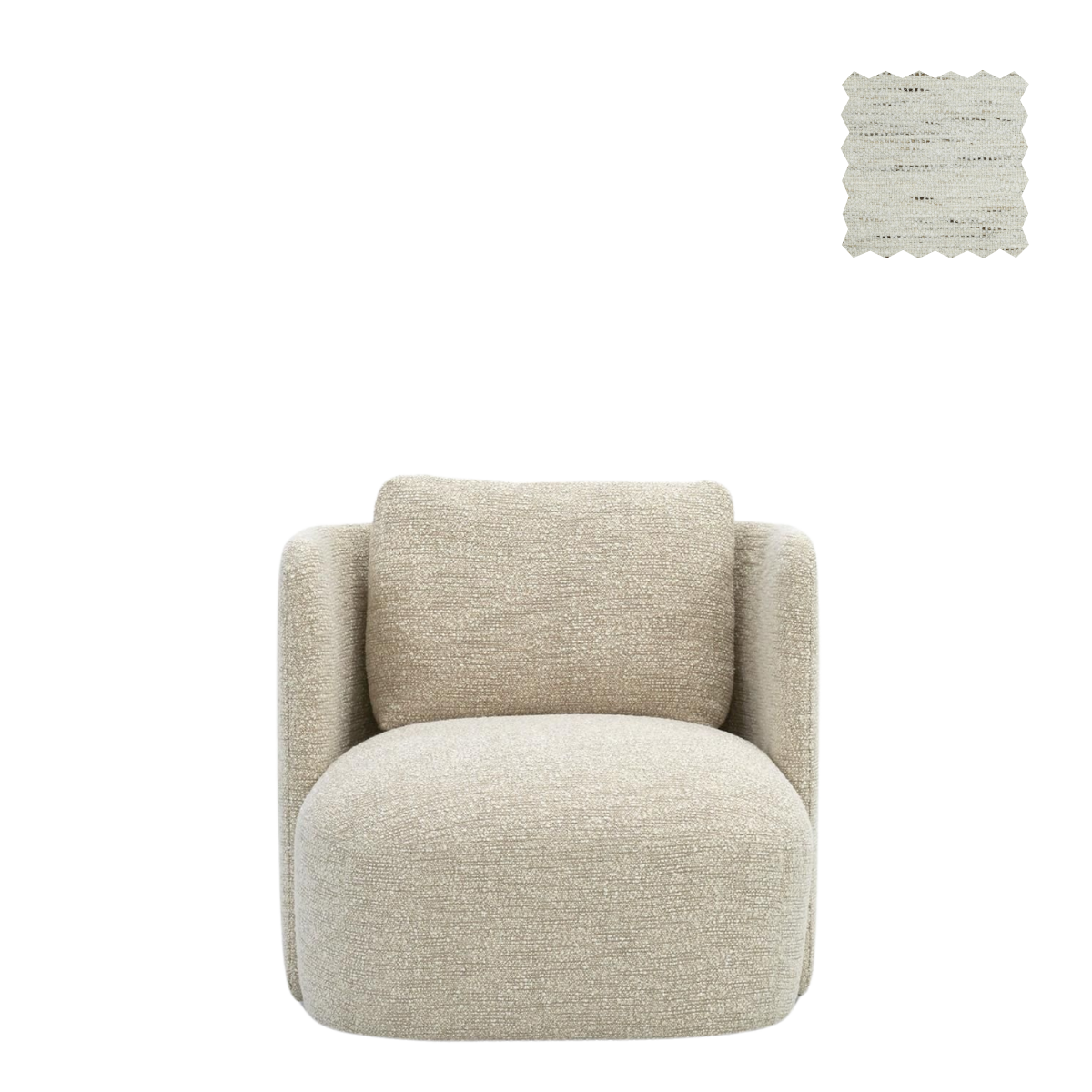 Urban Natural - Hudson Swivel Club Chair