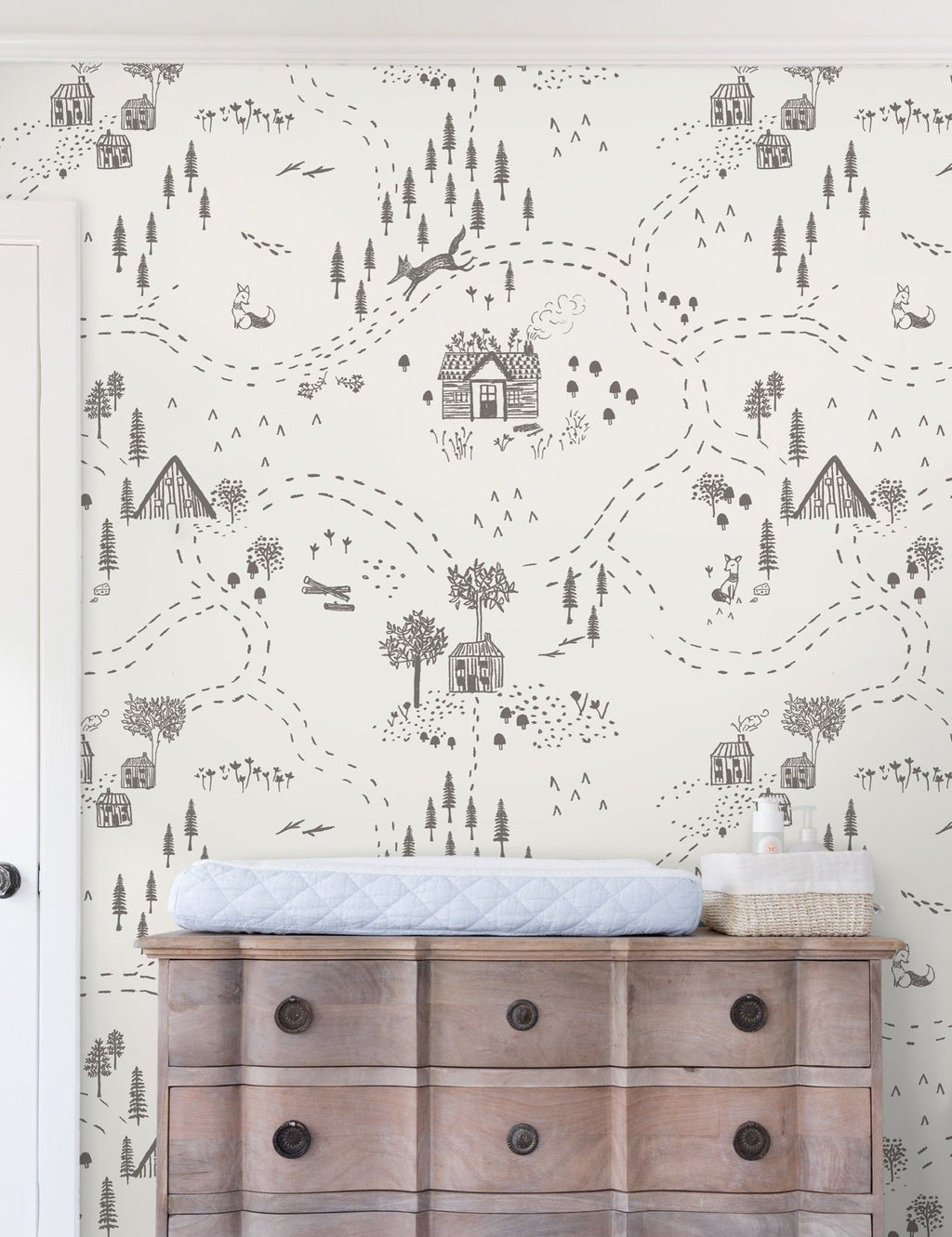 Lulu and Georgia - Through the Woods Wallpaper by Rylee + Cru