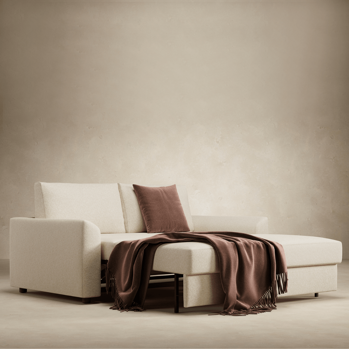 Urban Natural - Neah Sleeper Sofa with Curved Arms