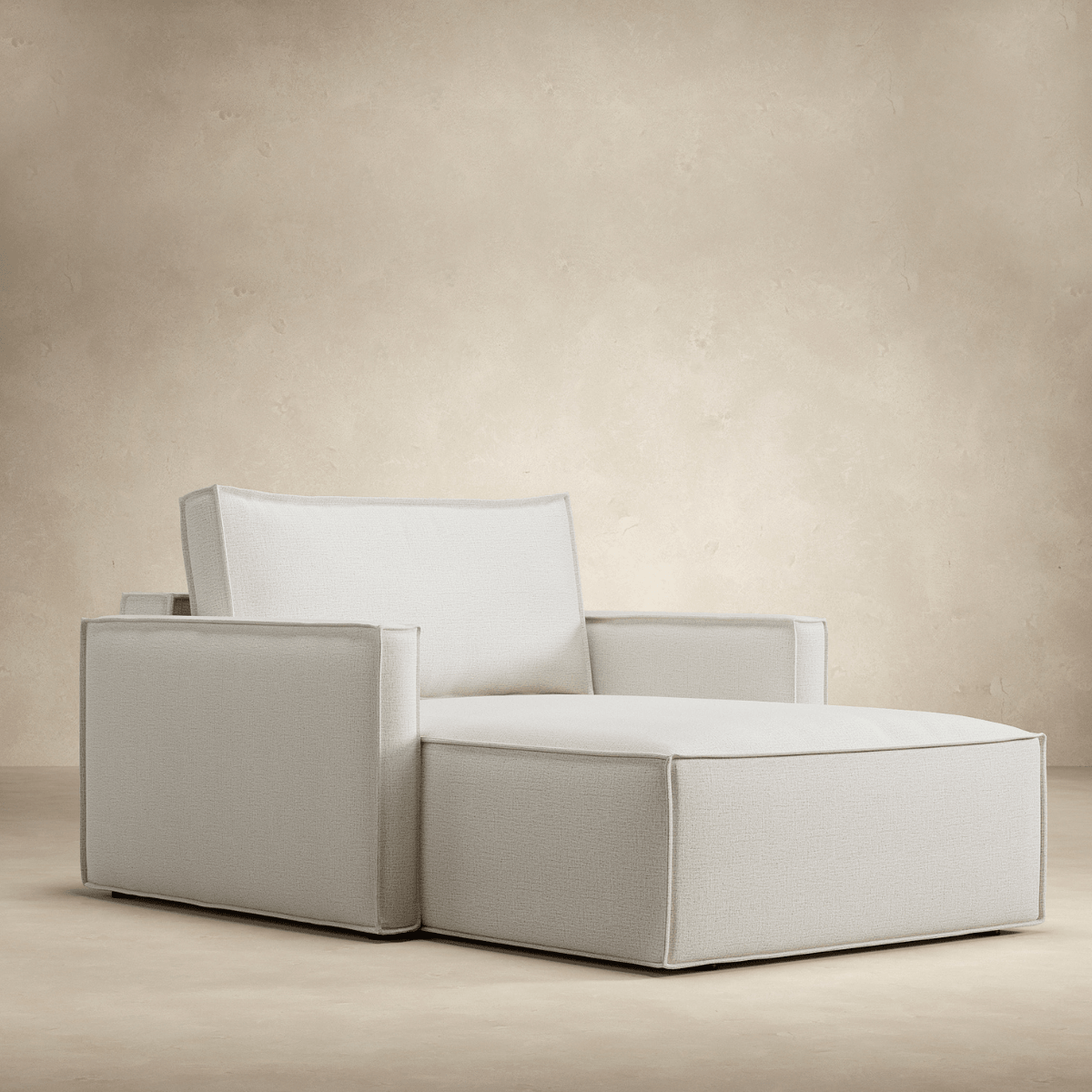 Urban Natural - Newilla Lounger Chair with Slim Arms
