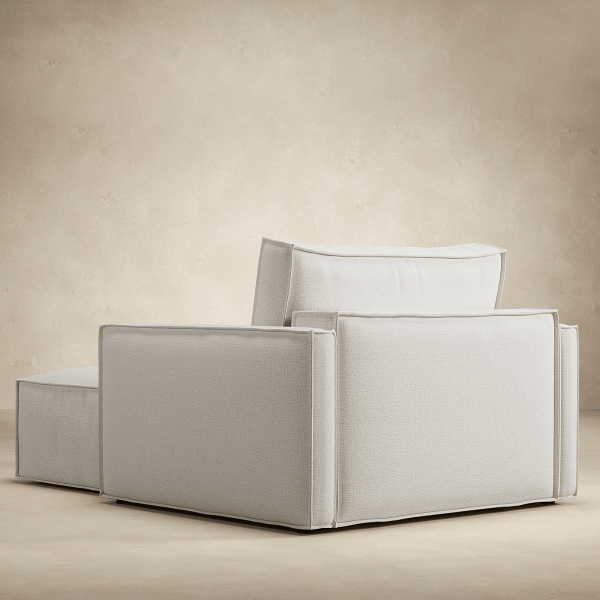 Urban Natural - Newilla Lounger Chair with Slim Arms
