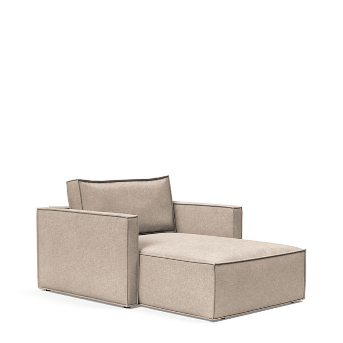 Urban Natural - Newilla Lounger Chair with Slim Arms