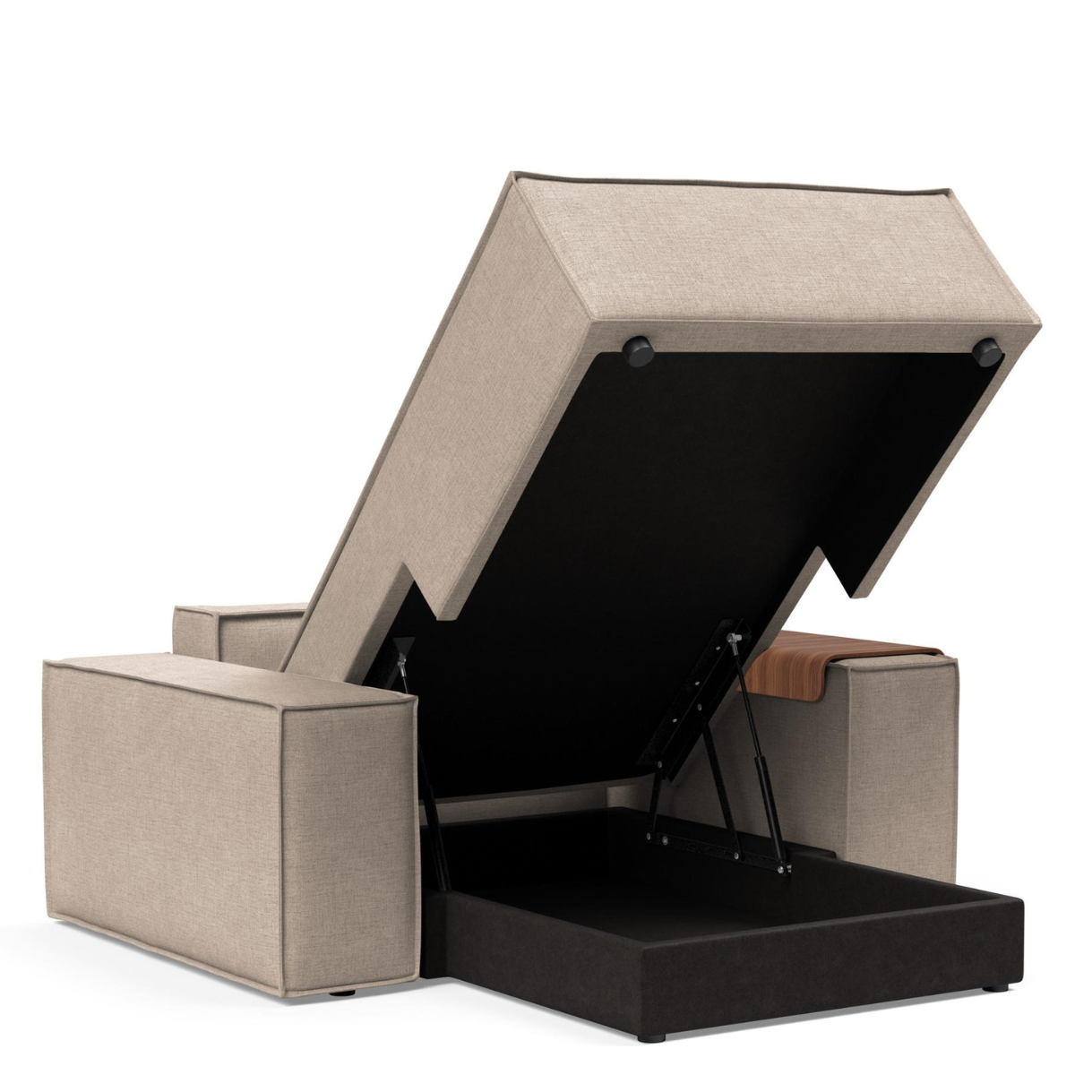 Urban Natural - Newilla Lounger Chair with Wide Arms
