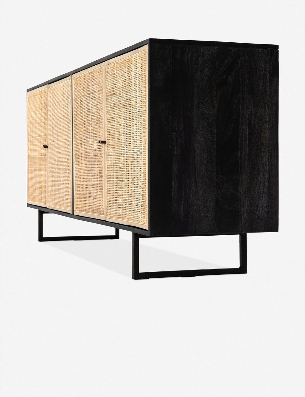 Lulu and Georgia - Open Box: Hannah Sideboard, Black and Natural