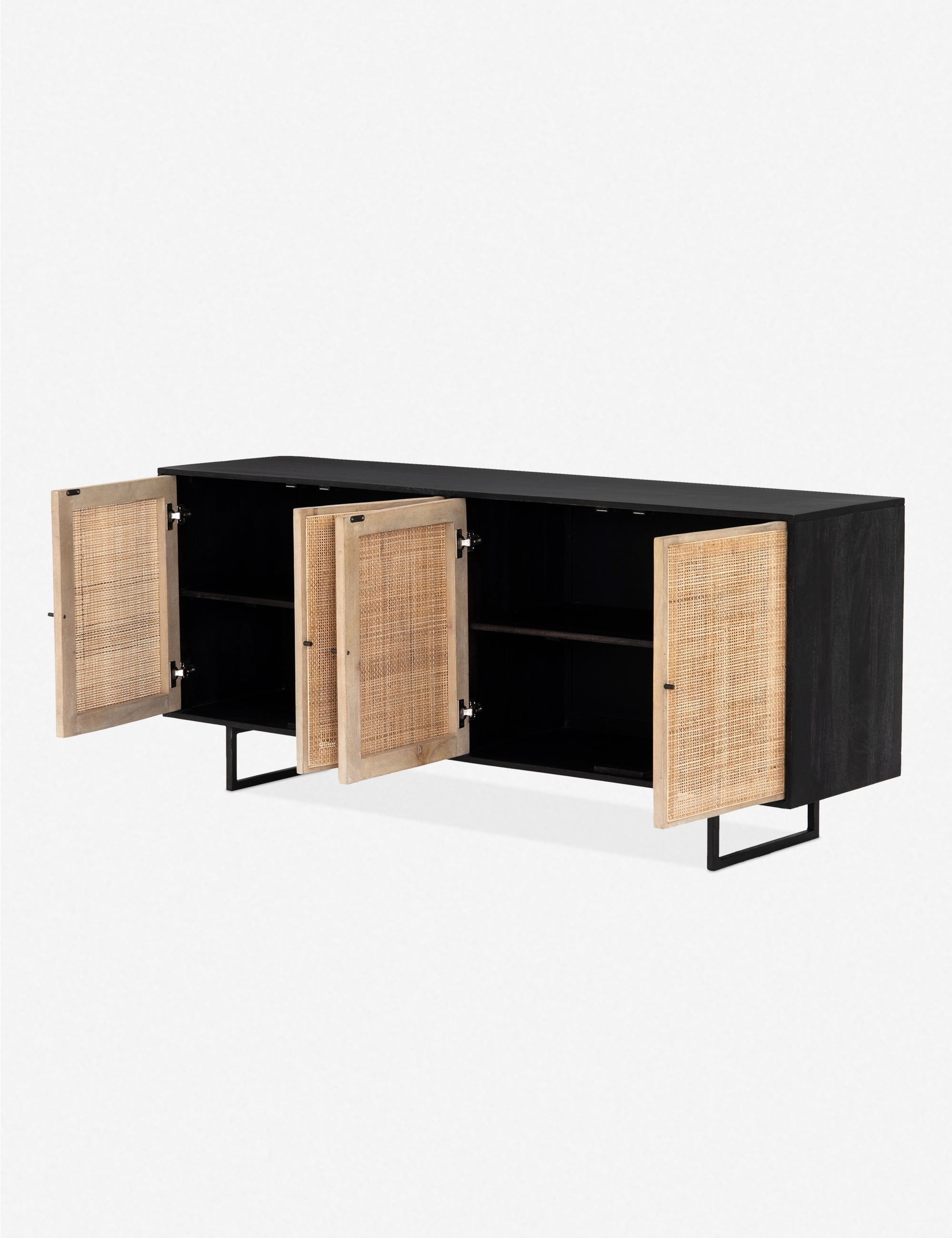 Lulu and Georgia - Open Box: Hannah Sideboard, Black and Natural