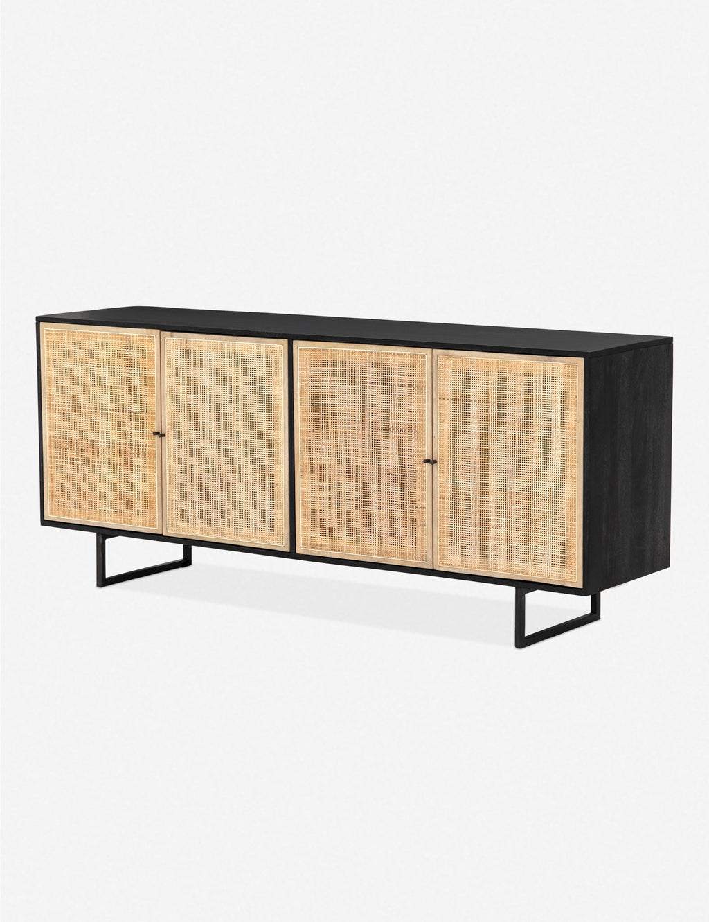 Lulu and Georgia - Open Box: Hannah Sideboard, Black and Natural