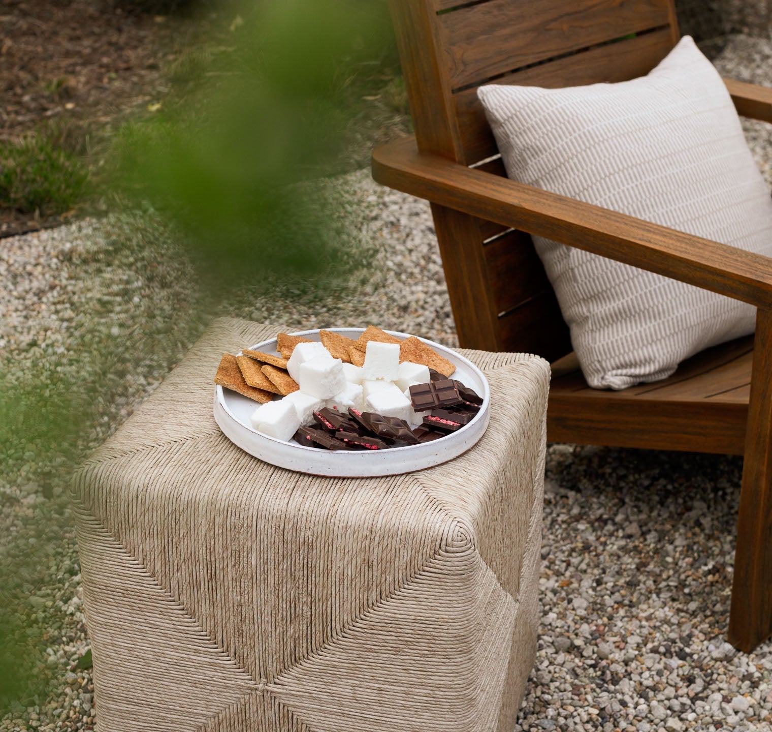 Amber Interiors - Ivan Outdoor Woven Cube