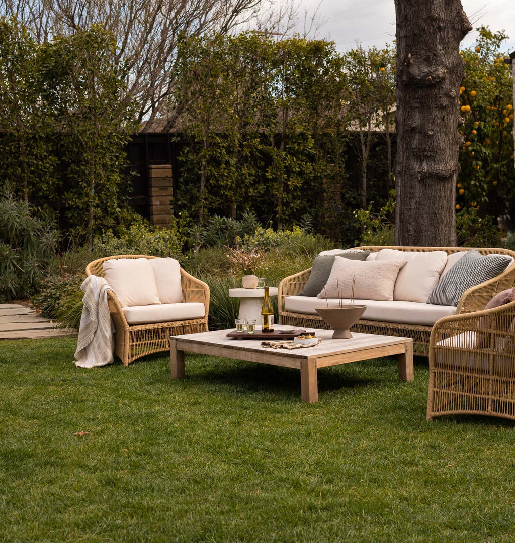 Amber Interiors - Pacific Outdoor Teak Coffee Table