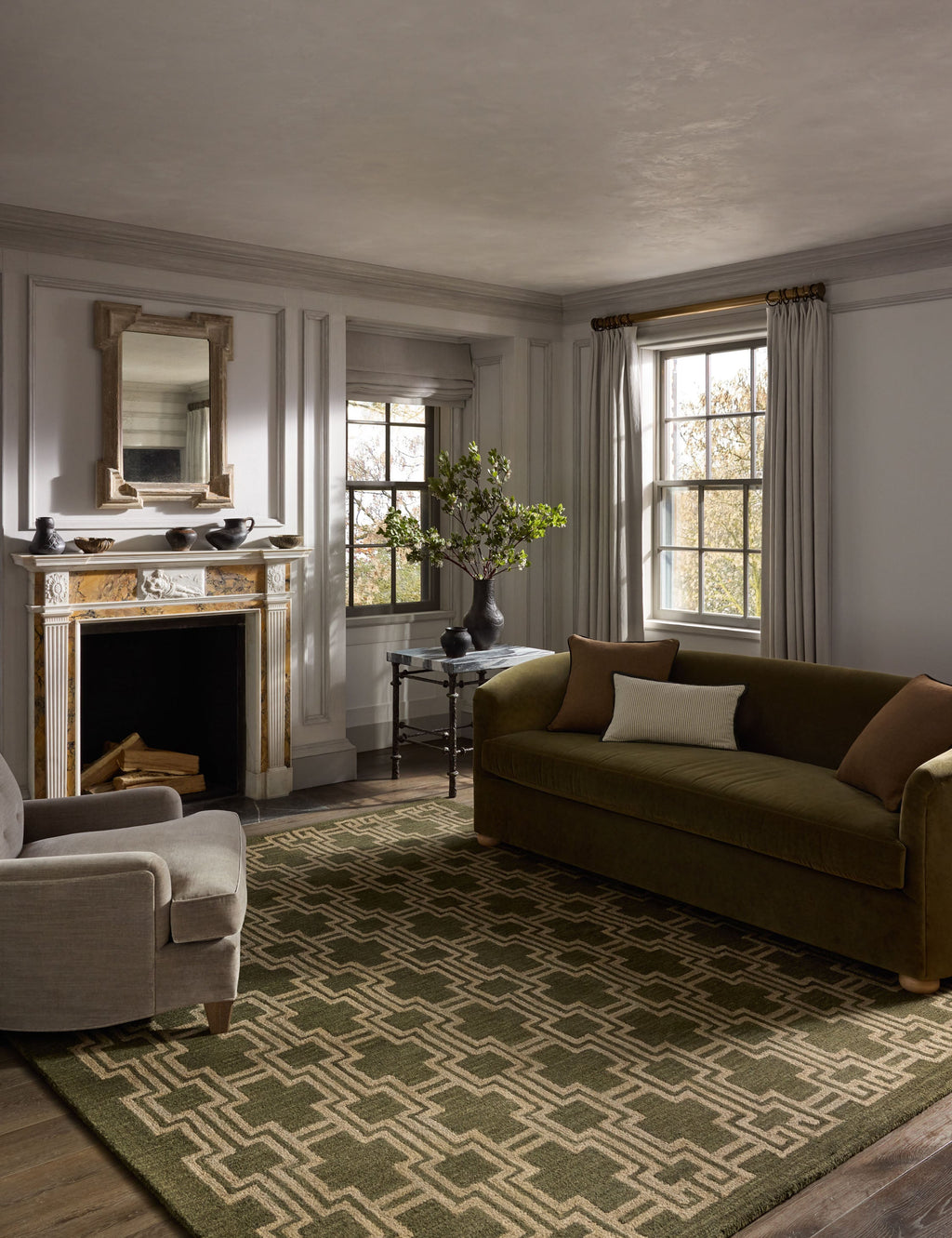 Lulu and Georgia - Barrow III Hand - Tufted Wool Rug by Jeremiah Brent x Loloi